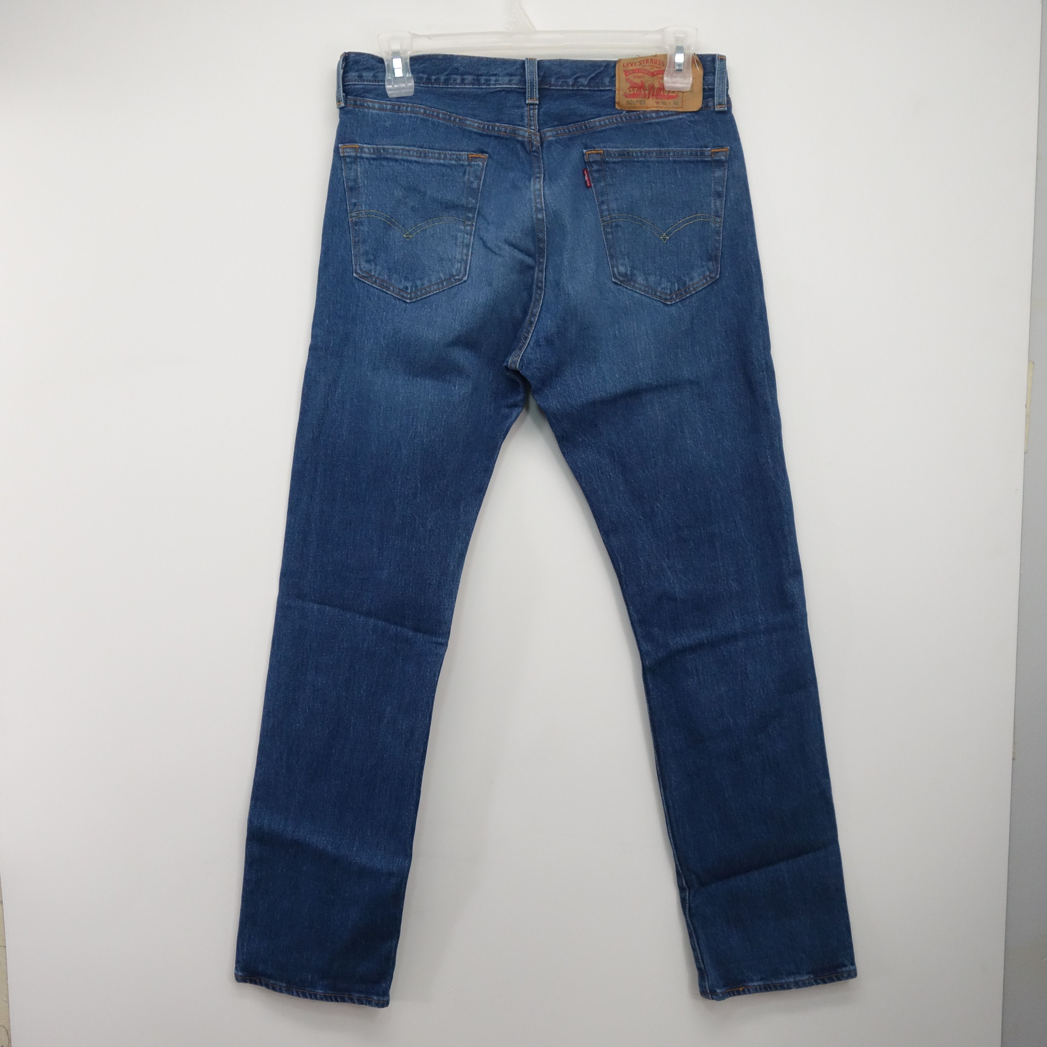 Stone 501 93 Button Fly Straight Leg Denim Jeans 32 x 32