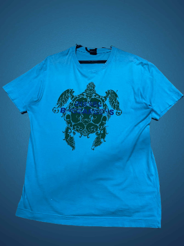 Diesel Vintage Diesel T-Shirt Big Turtle Print Size XL Size US XL / EU 56 / 4 - 1 Thumbnail