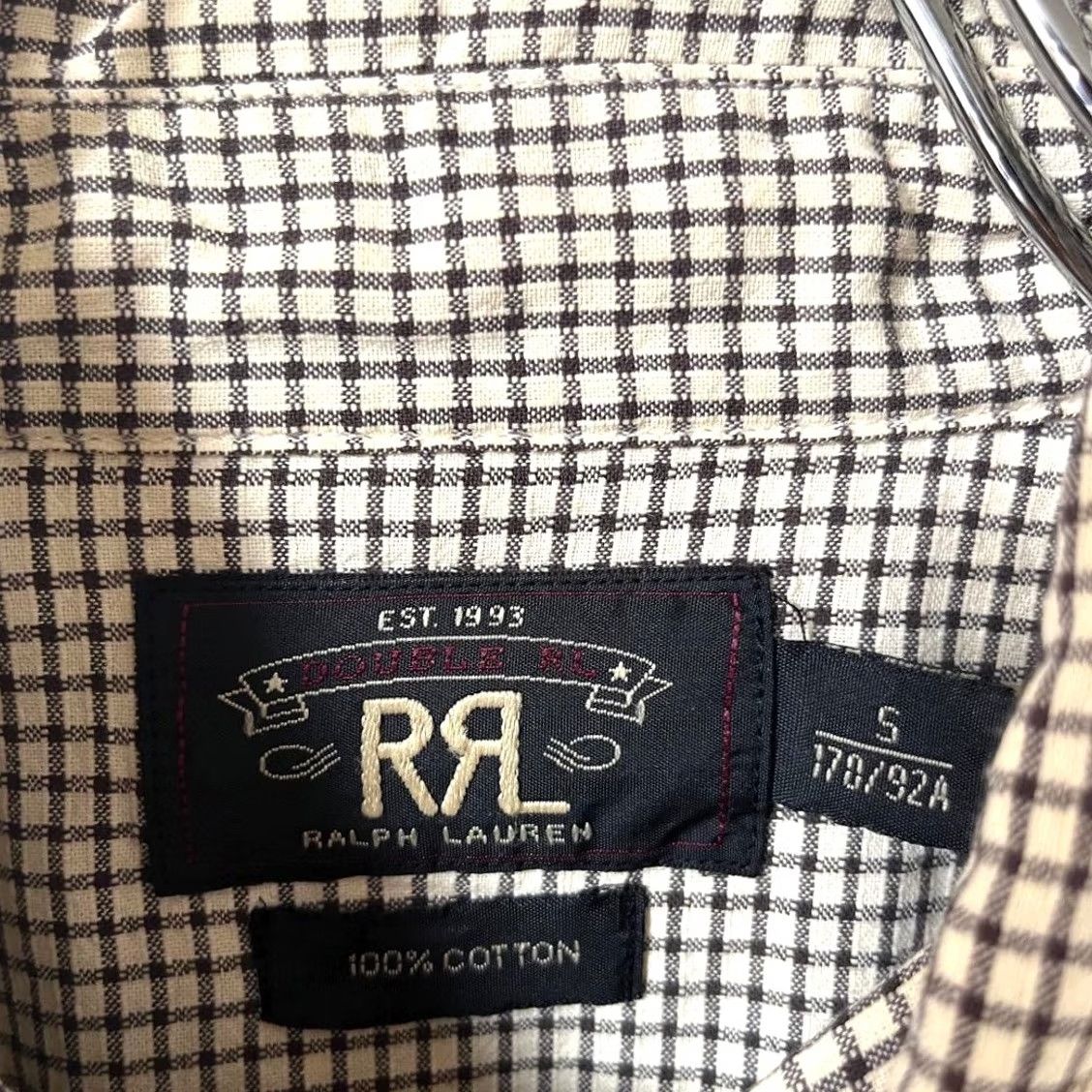 Ralph Lauren RRL RALPH LAUREN Shirt Size S Black Men's Western Check USED simple Stylish Size US S / EU 44-46 / 1 - 5 Thumbnail