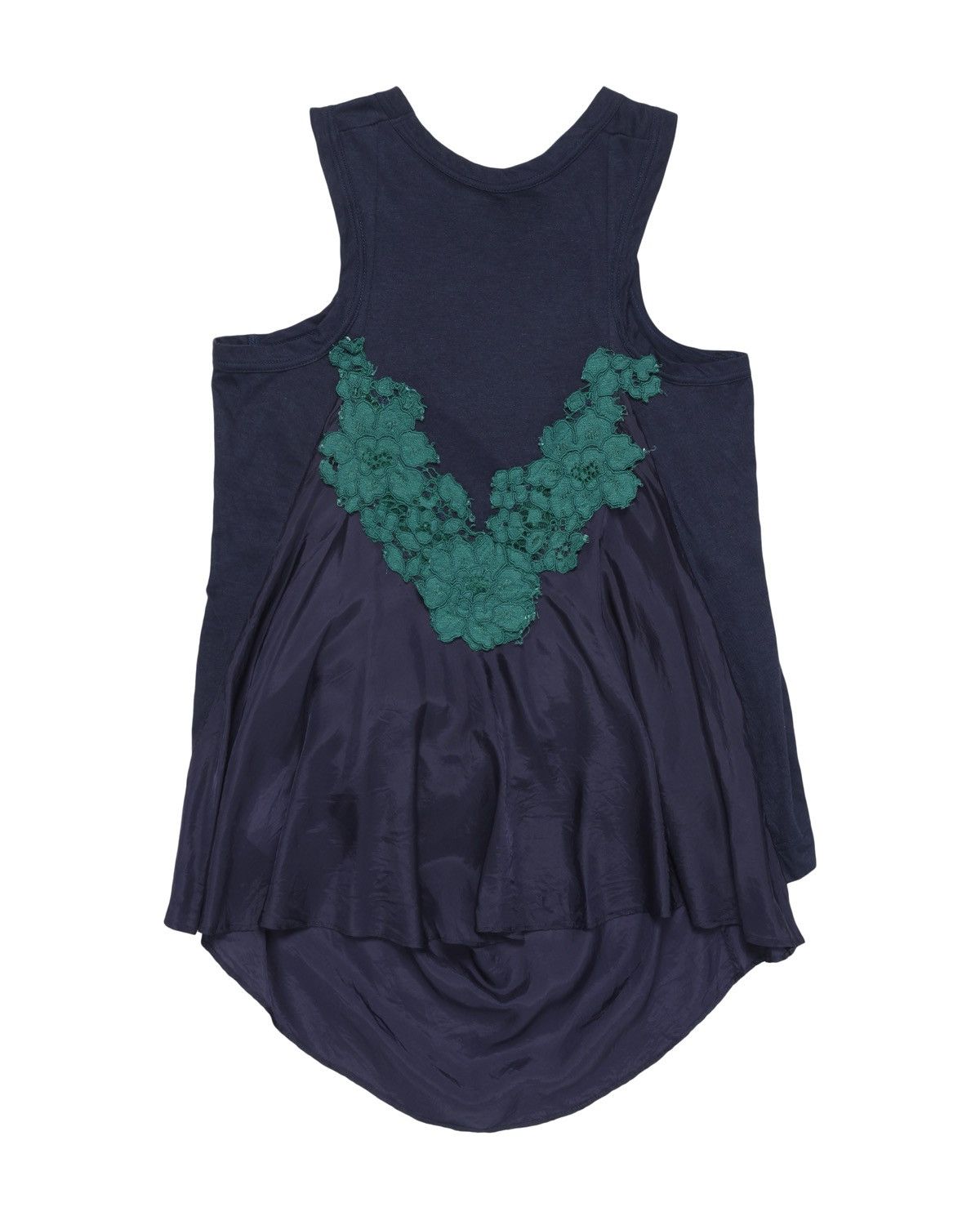 Sacai Sacai Lace Panel Hybrid Tank Top Size M / US 6-8 / IT 42-44 - 1 Thumbnail