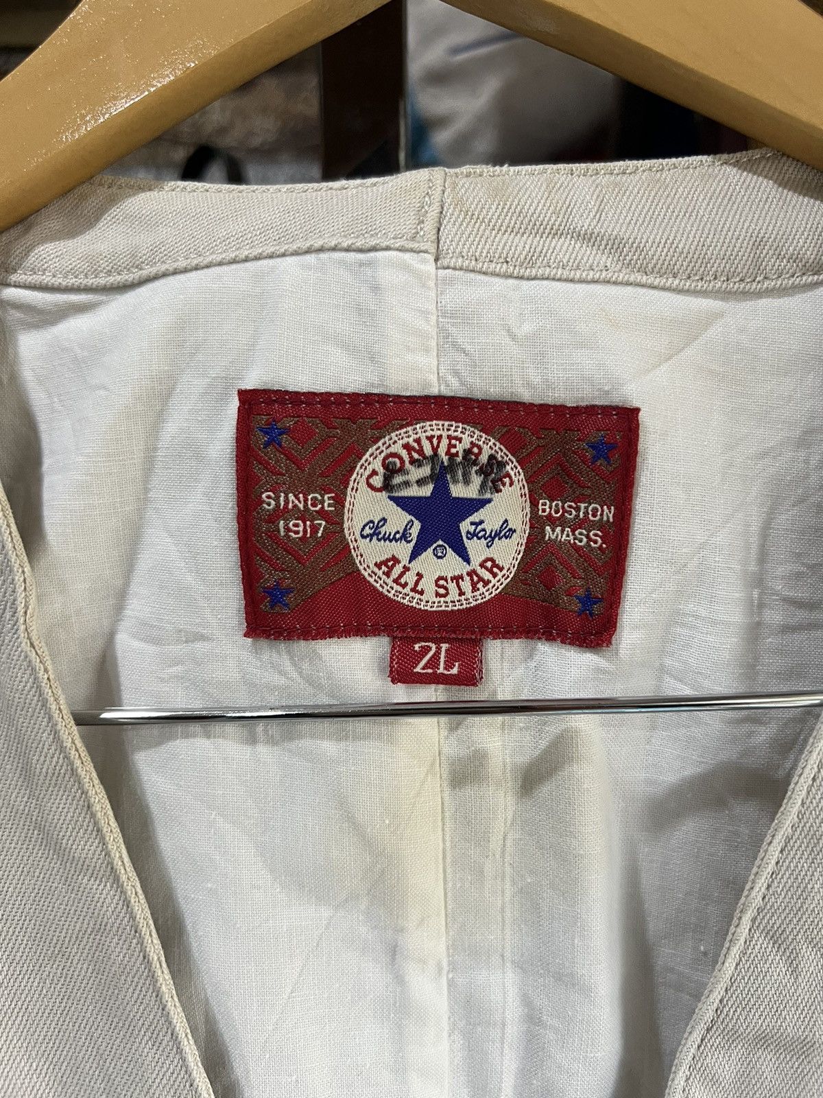 Converse 🔥Vintage Converse All Star Button Vest Size US M / EU 48-50 / 2 - 8 Thumbnail