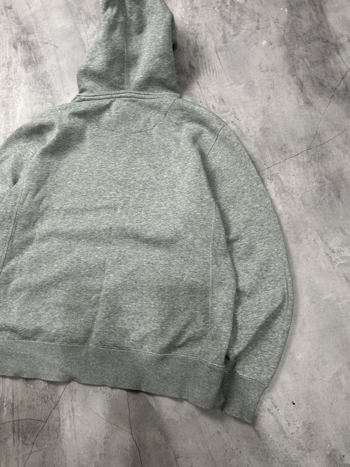 Nike × Vintage Vintage Baggy Nike Big Swoosh Athdpt Drill Hoodie Y2K Size US L / EU 52-54 / 3 - 9 Thumbnail
