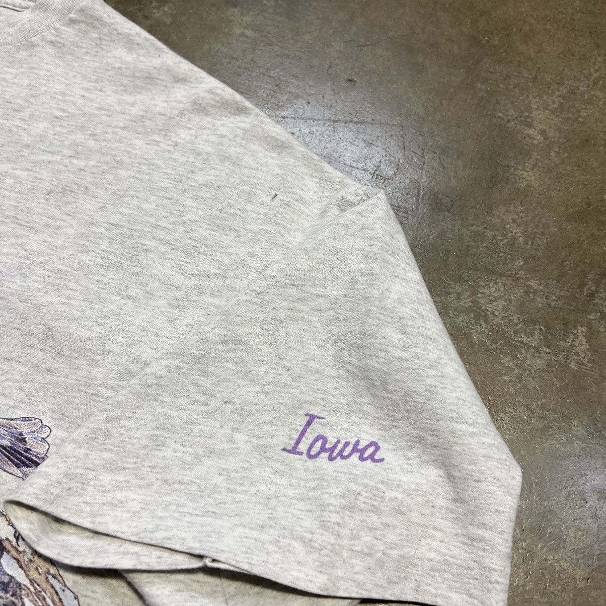 Habitat Vintage 90s Nature T shirt AOP Wrap Around Bird Flower USA Size US XL / EU 56 / 4 - 5 Thumbnail