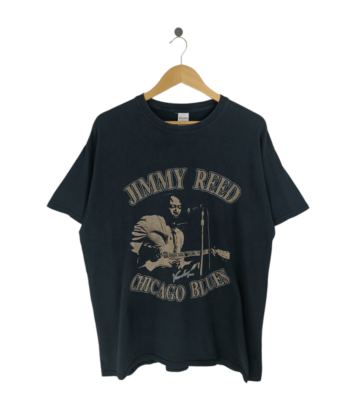 Vintage VINTAGE FADED JIMMY REED CHICAGO BLUES TEE HENDRIX BB Size US L / EU 52-54 / 3 - 1 Thumbnail