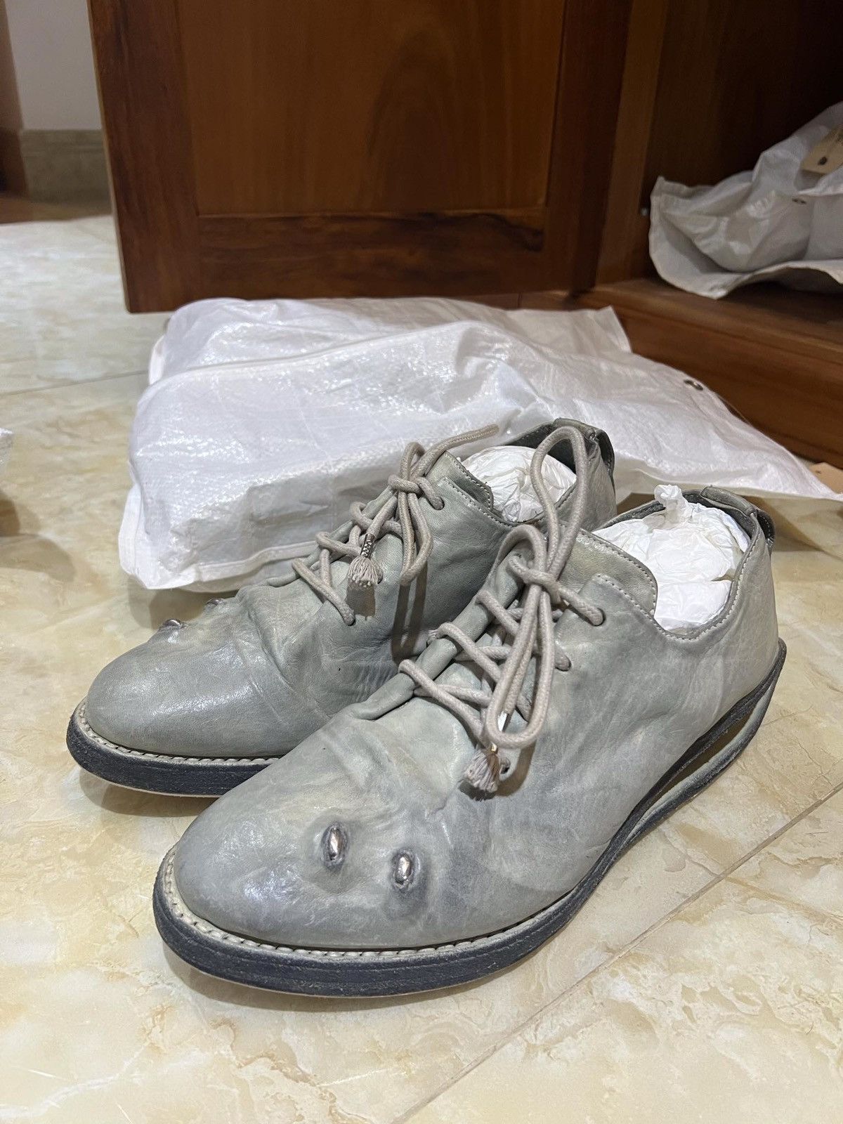 Carol Christian Poell Carol Christian Poell U-Sole Officer Derby | Grailed