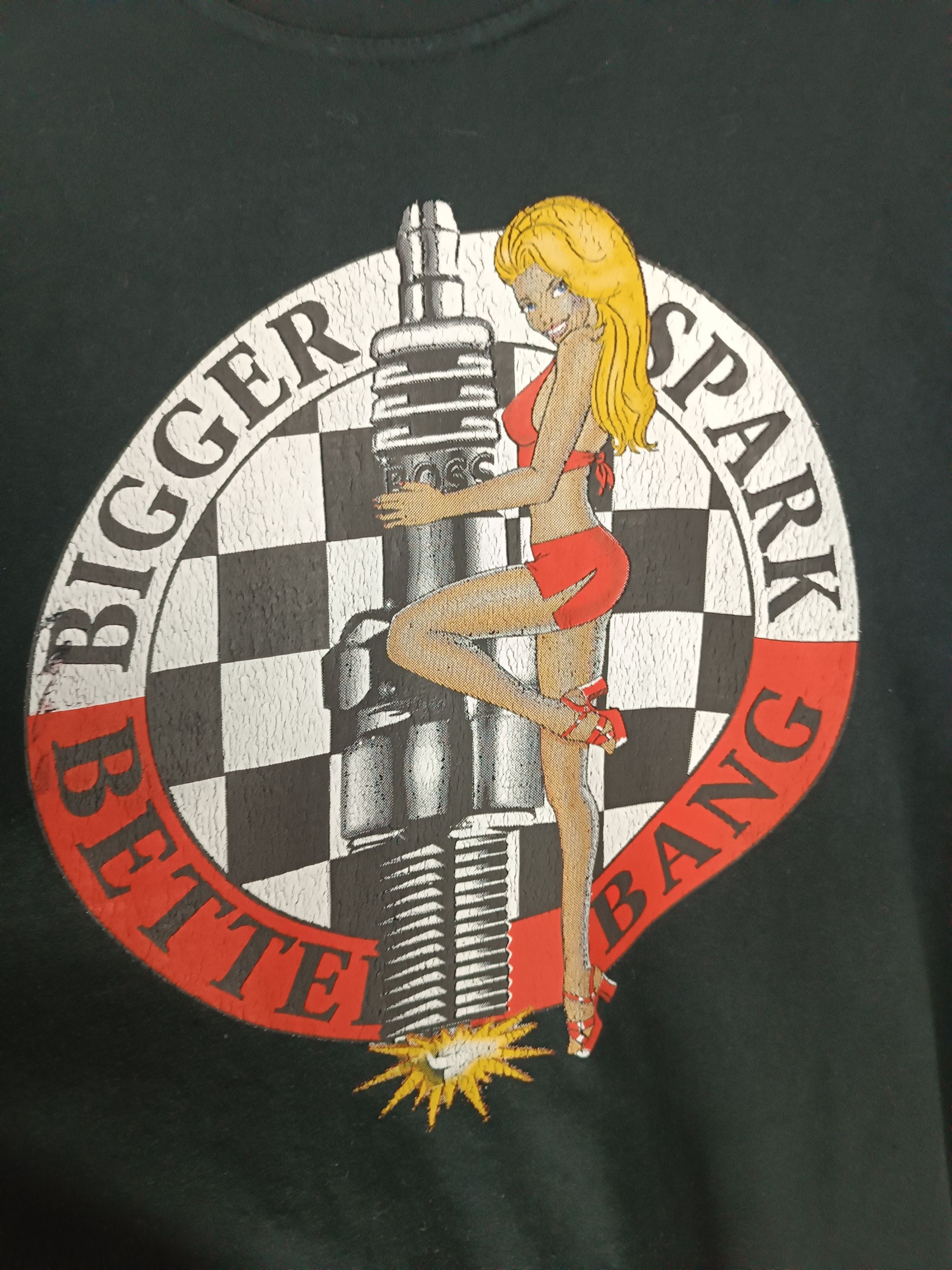 Other VINTAGE Y2K BIGGER SPARK BETTER BANG HUMOR FUNNY SEXY TEE Size US XL / EU 56 / 4 - 8 Thumbnail
