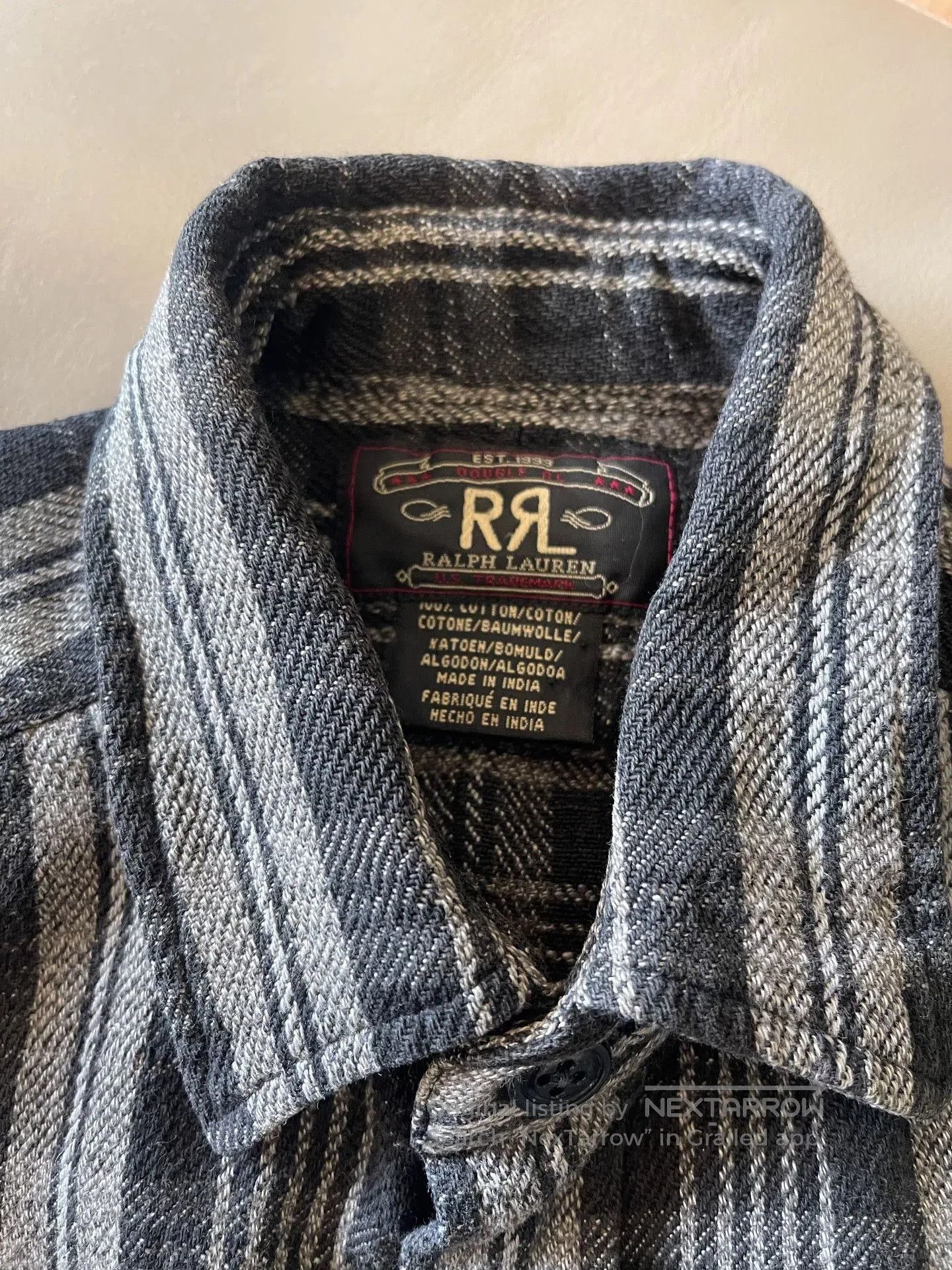 RRL Ralph Lauren RRL Double RL Vintage Shirt. Size US M / EU 48-50 / 2 - 2 Thumbnail