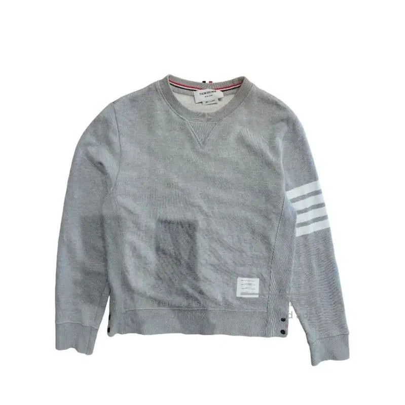 Thom Browne Thom Browne Gray Cotton Women's Sweatshirt . Size L / US 10 / IT 46 - 1 Thumbnail