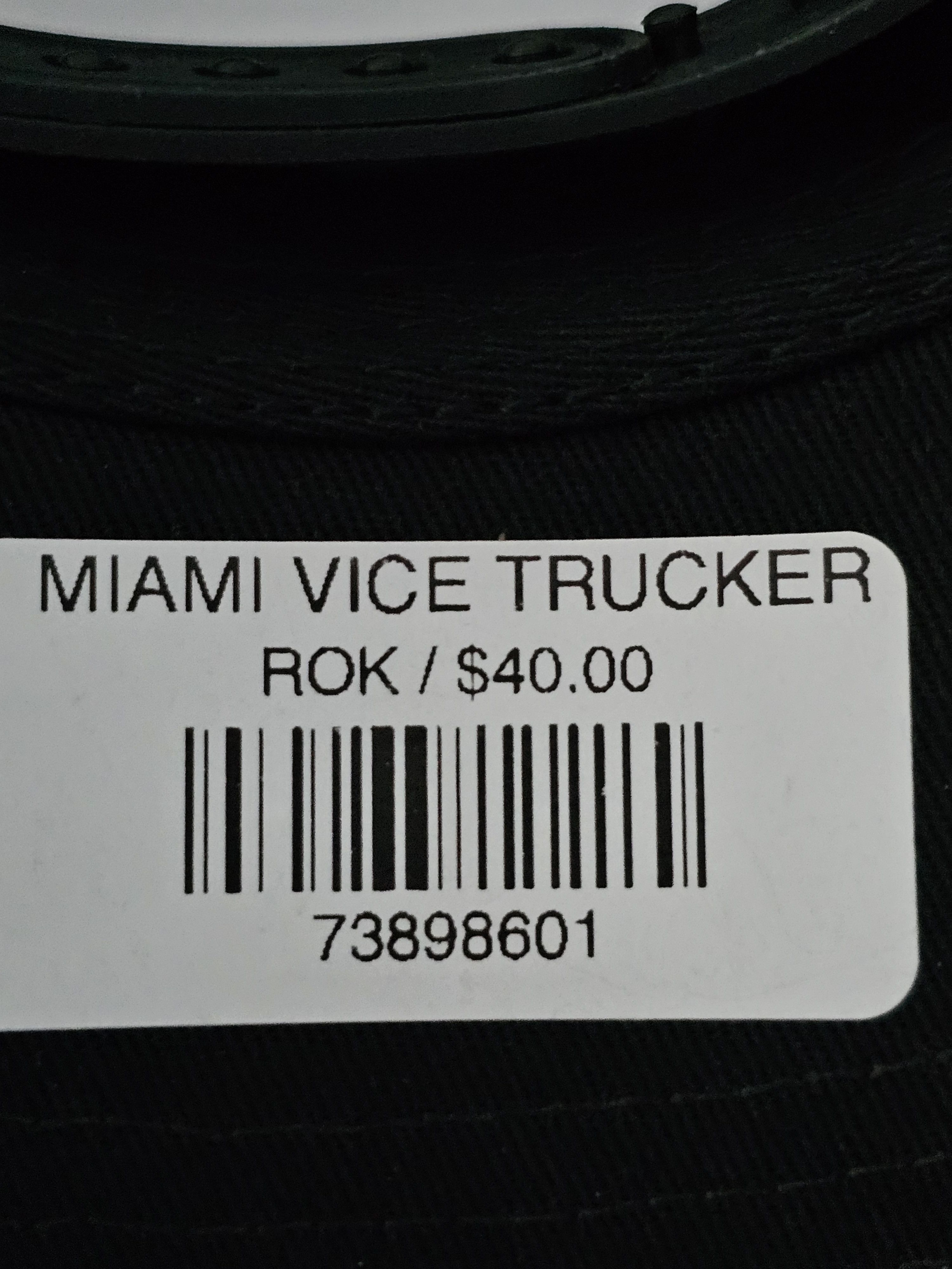 Other ROK Miami Vice Trucker Hat Size ONE SIZE - 4 Thumbnail