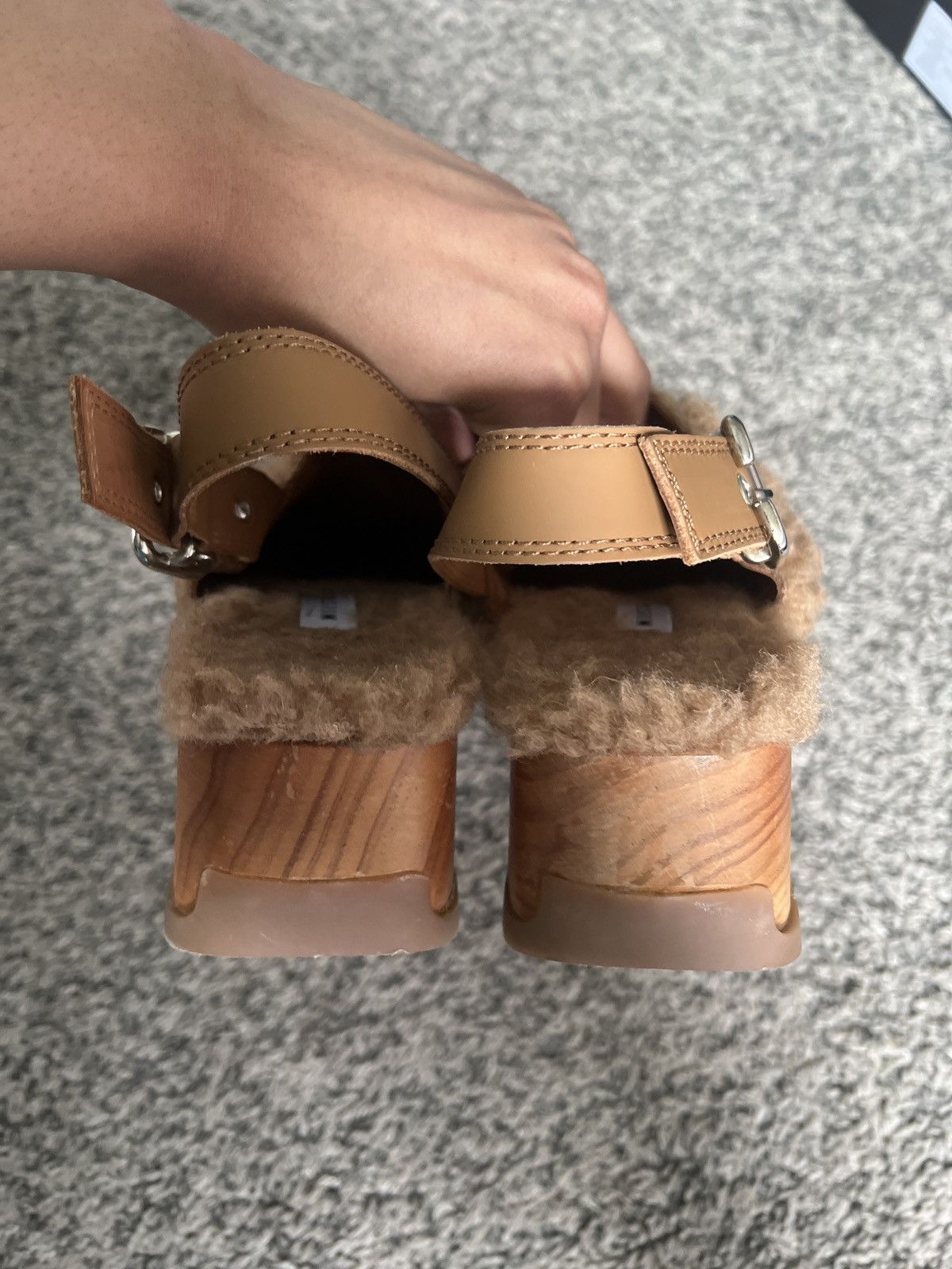 Miista Miista Faux Fur Mules Size US 10 / IT 40 - 3 Thumbnail