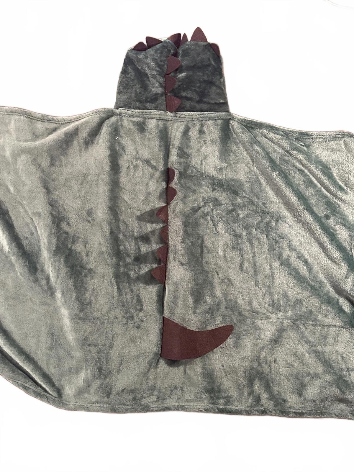 Other 5yo+ Kid's Medium Green Polyester Dino Hoodie Size US XXS / EU 40 - 3 Thumbnail
