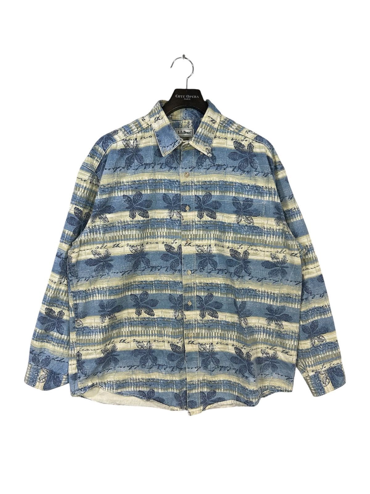 L.L. Bean Vintage 90s LL Bean shirt button size xl Size US XL / EU 56 / 4 - 1 Thumbnail