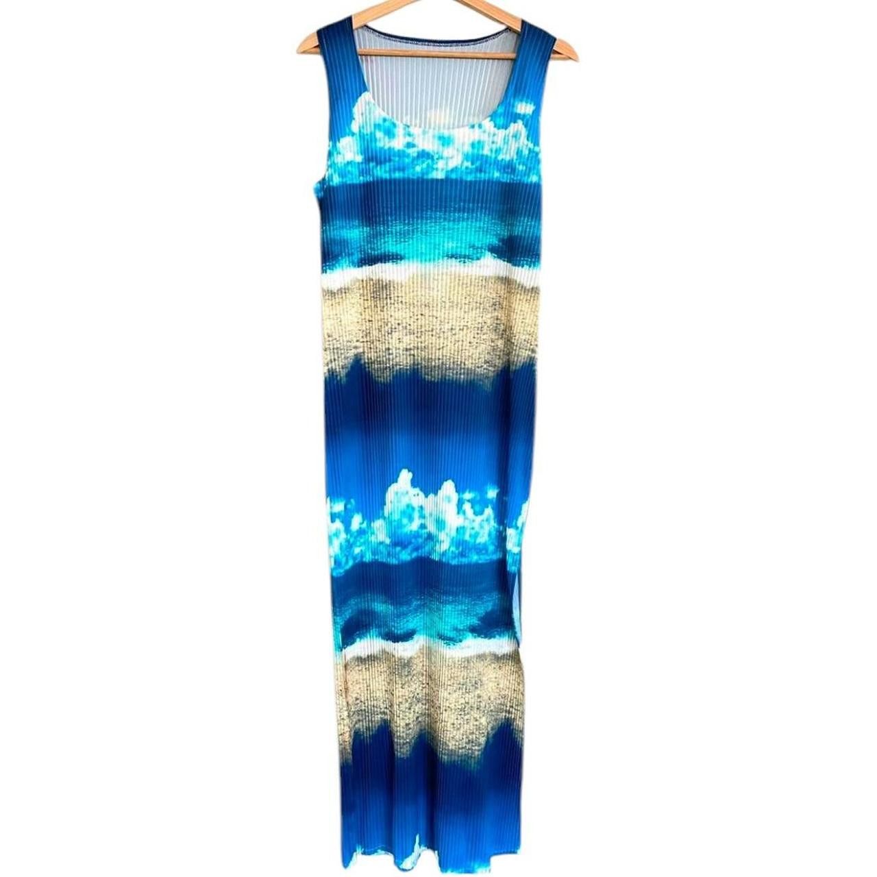 Vintage AMERICAN VINTAGE LONG MAXI DRESS SMALL / MEDIUM BLUE Size S / US 4 / IT 40 - 1 Thumbnail