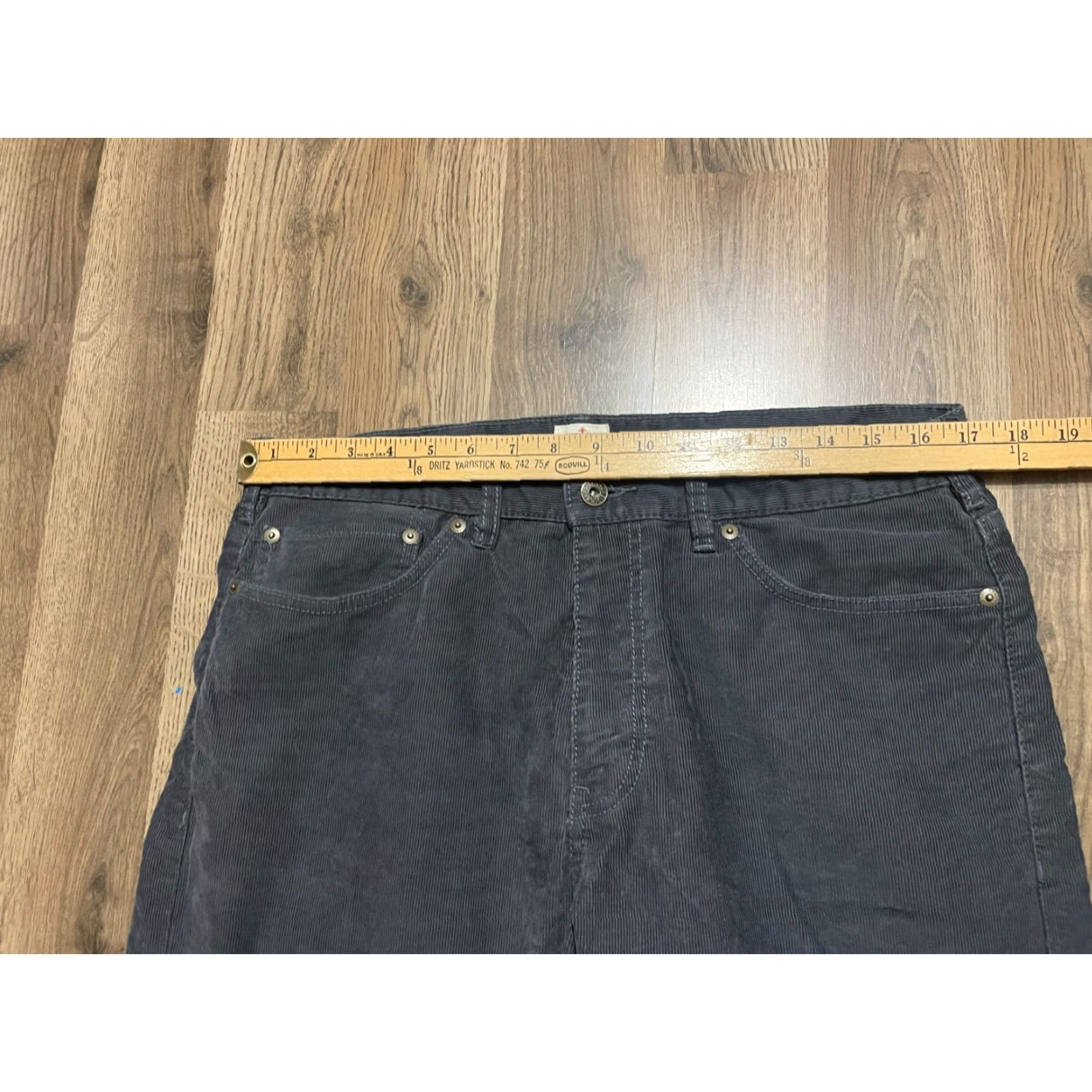 Dockers DOCKERS Pants Mens Size 34x32.5 Gray Straight Pockets Regular Inseam 32.5 Front Flat Ankle Casual Vintage No Size US 34 / EU 50 - 5 Thumbnail