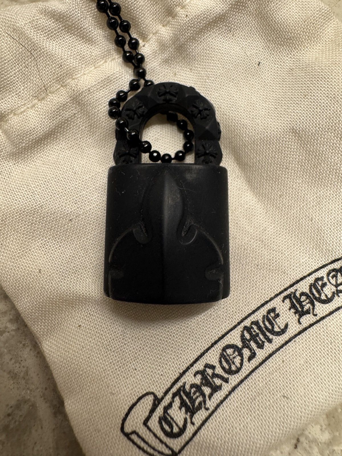 Chrome Hearts Chrome hearts silicone rubber lock necklace Size ONE SIZE - 2 Thumbnail