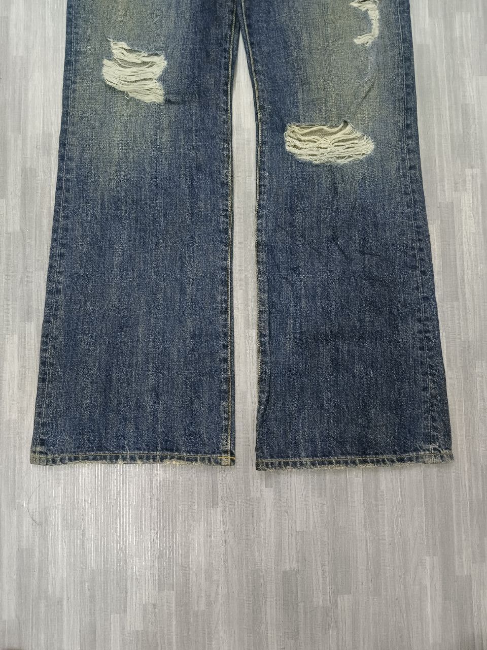 Japanese Brand FLARE RIPED TWENTY WORK DENIM PANTS Size US 32 / EU 48 - 6 Thumbnail