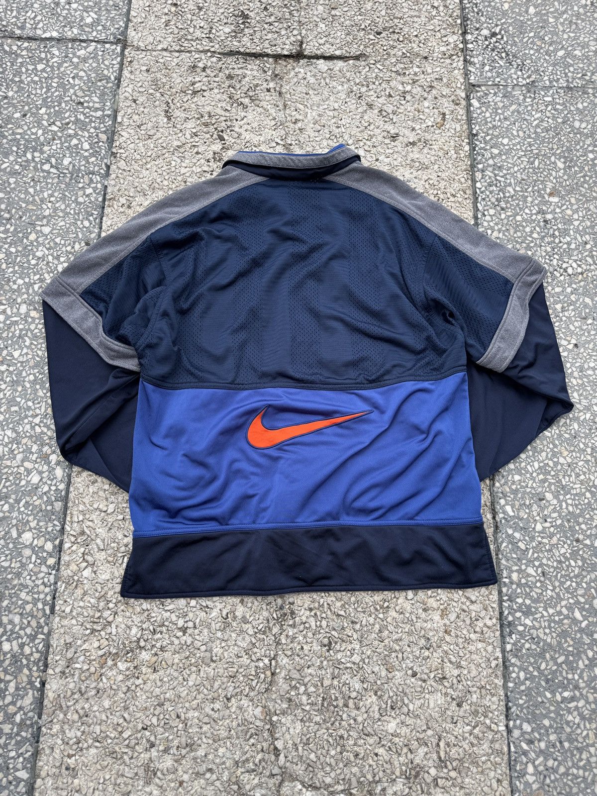 Nike Nike Full Zip Sweatshirt 90s Big Logo Retro Size US XL / EU 56 / 4 - 7 Thumbnail