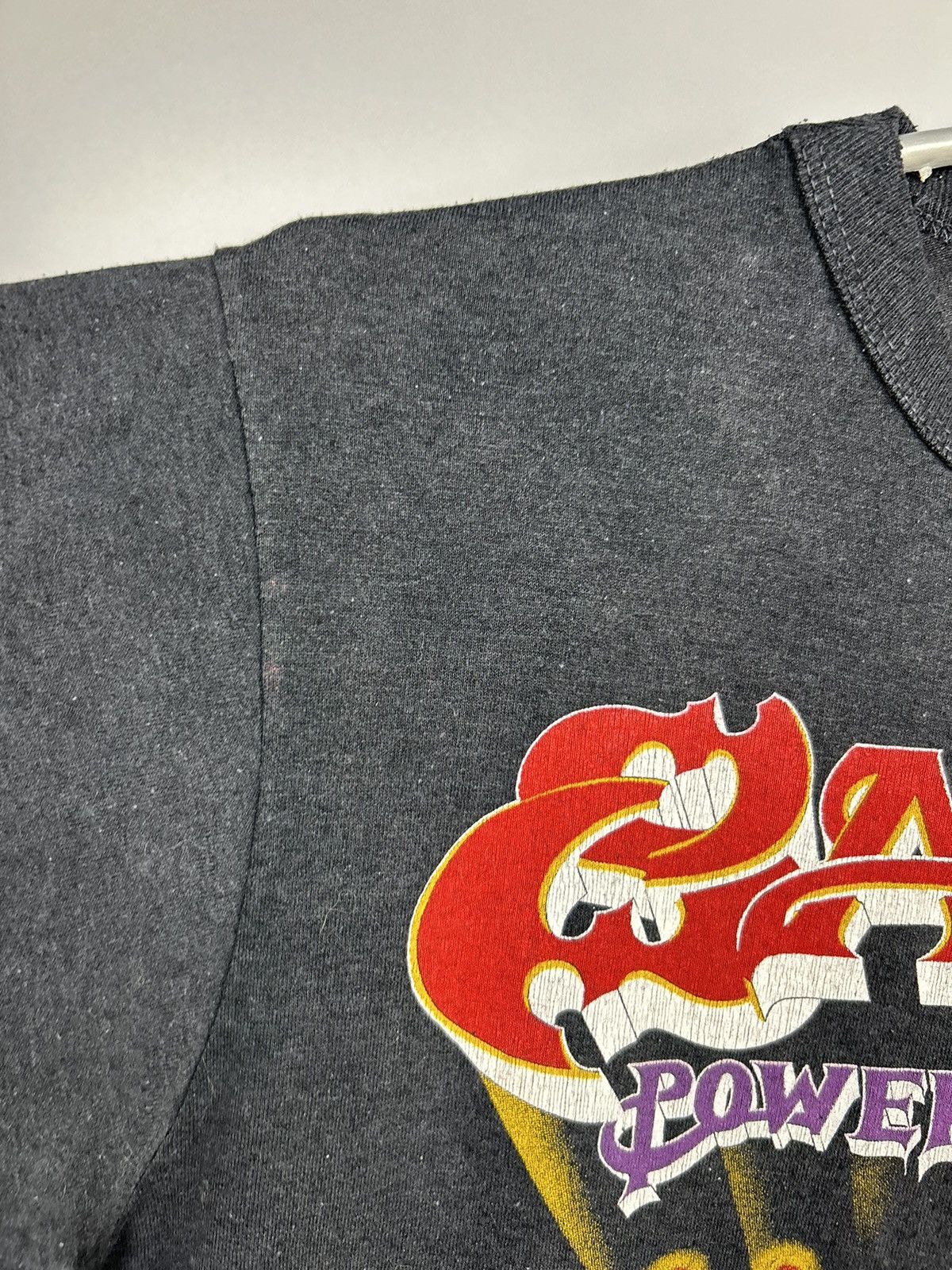 Band Tees × Vintage Vintage Saxon 1983 Power The Glory T shirt Size US S / EU 44-46 / 1 - 4 Thumbnail