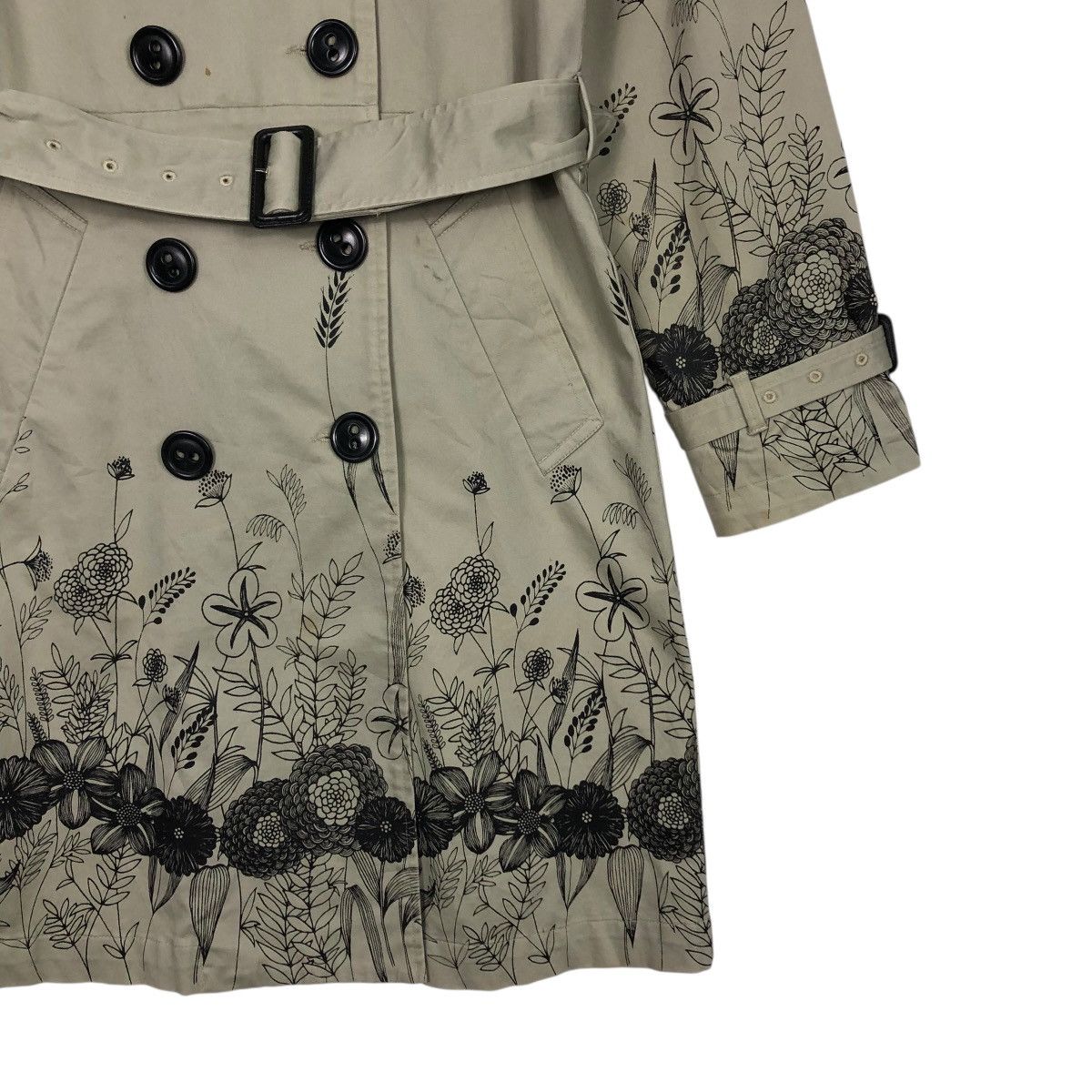 Hysteric Glamour 🔥VINTAGE LONG JACKET SCOLAR OVER PRINT BONDAGE DESIGN Size M / US 6-8 / IT 42-44 - 8 Thumbnail