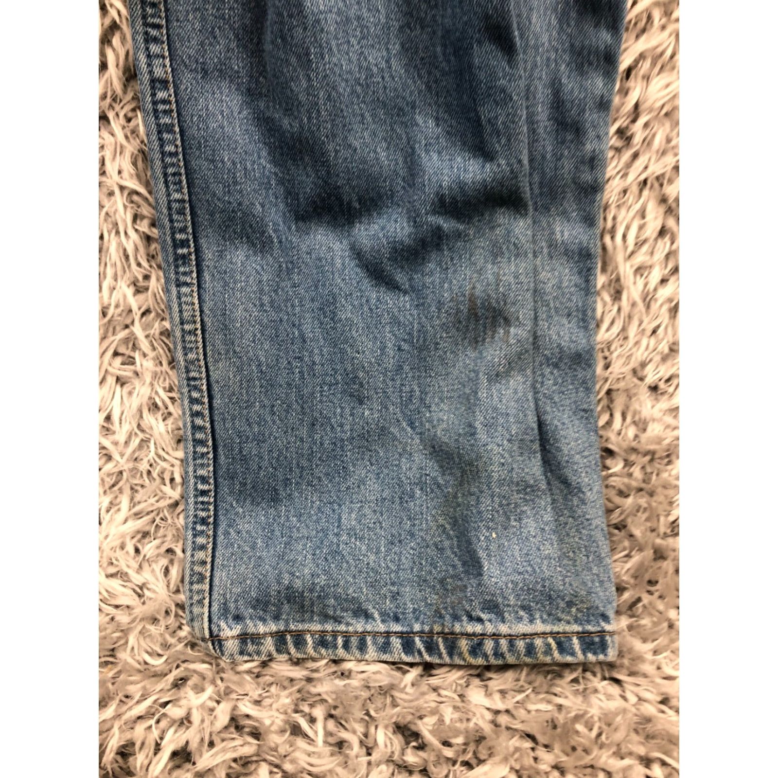 Levi's Levi's 550 Relaxed Straight Jeans Size 42x30 Mens Mid Rise Medium Wash Blue Size US 42 / EU 58 - 7 Thumbnail