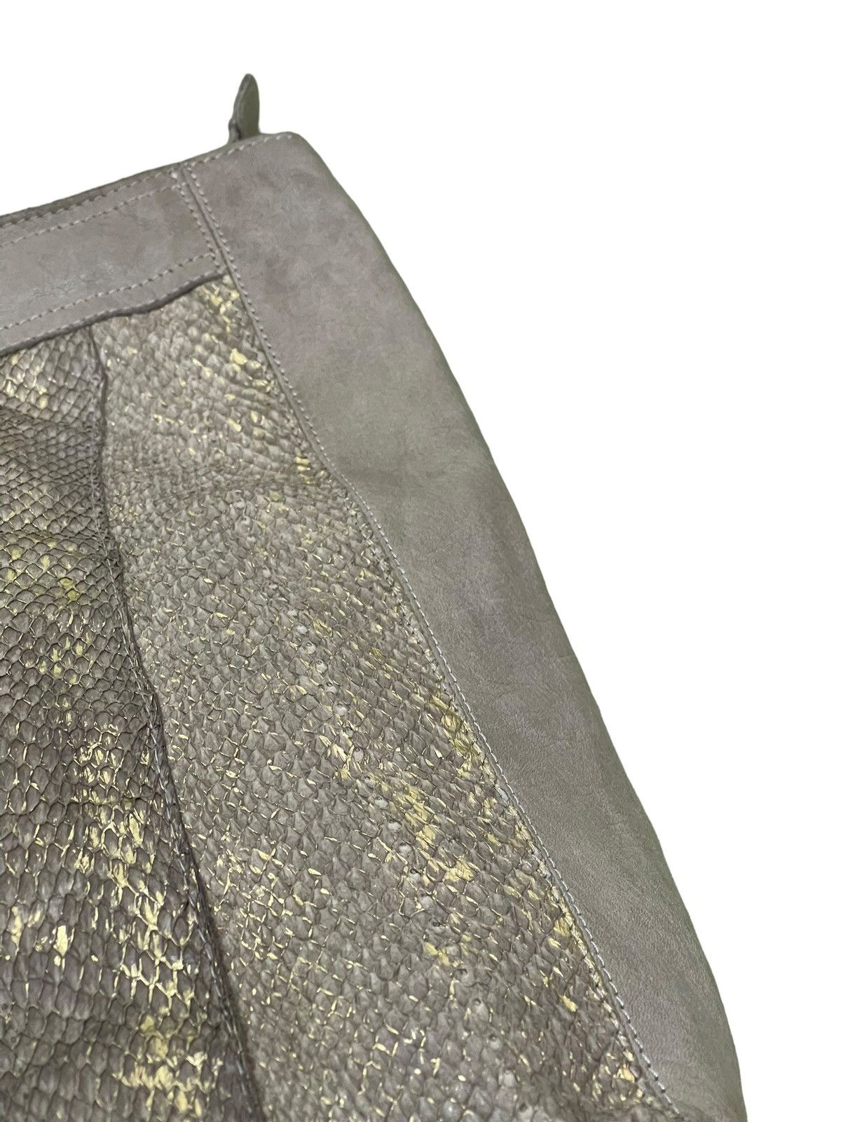 Genuine Leather Full Leather Sissi Rossi Italy Python Tote Bag 3🟩 Size ONE SIZE - 7 Thumbnail