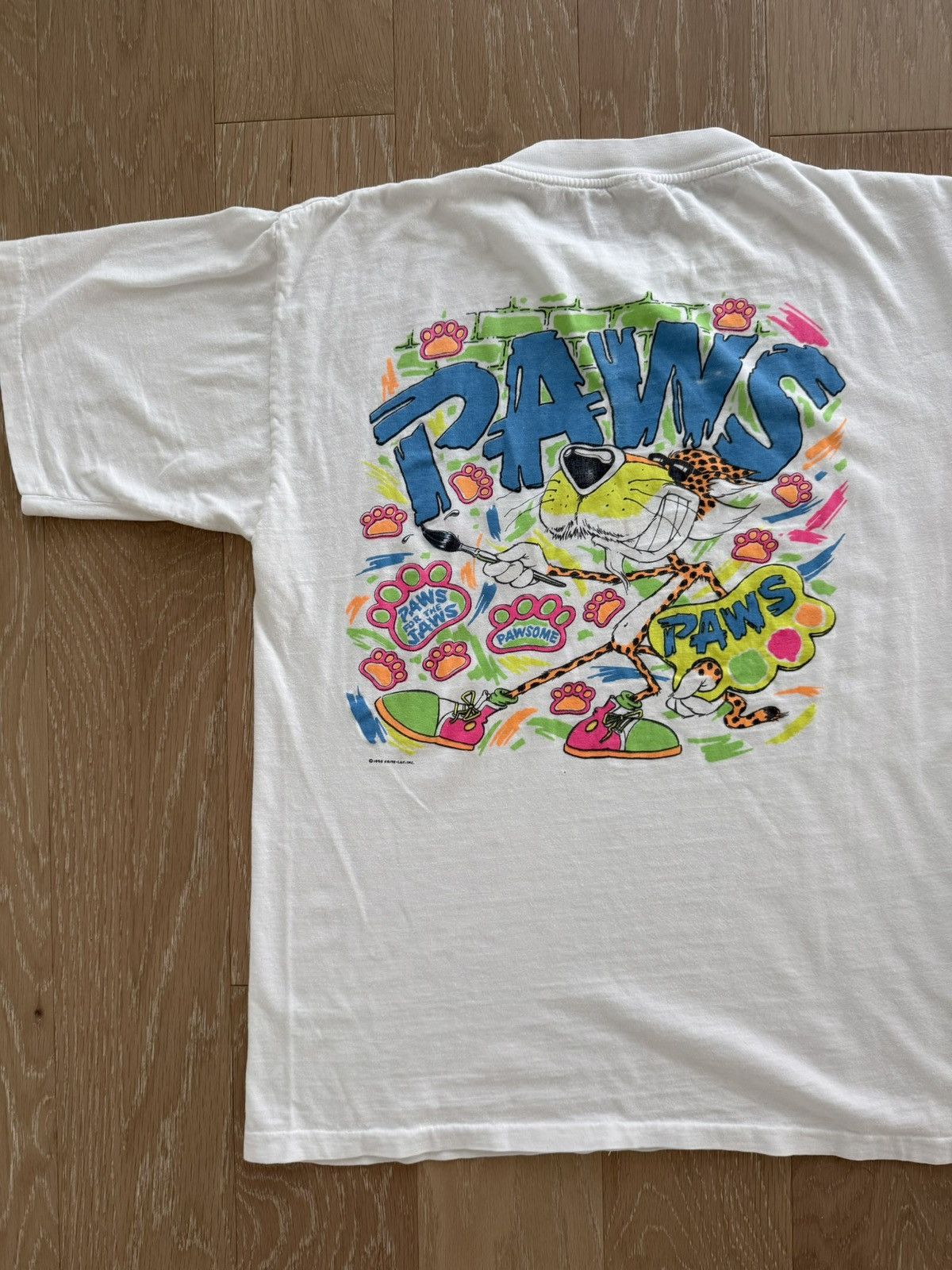 Other Vintage 1990 Paws Cheetos Graffiti Shirt Size US L / EU 52-54 / 3 - 11 Thumbnail