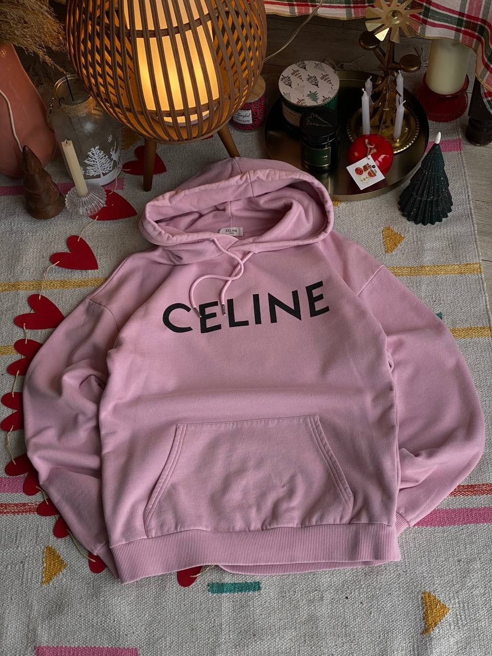 Celine Celine Pink Cotton Hoodie Size US XS / EU 42 / 0 - 1 Thumbnail