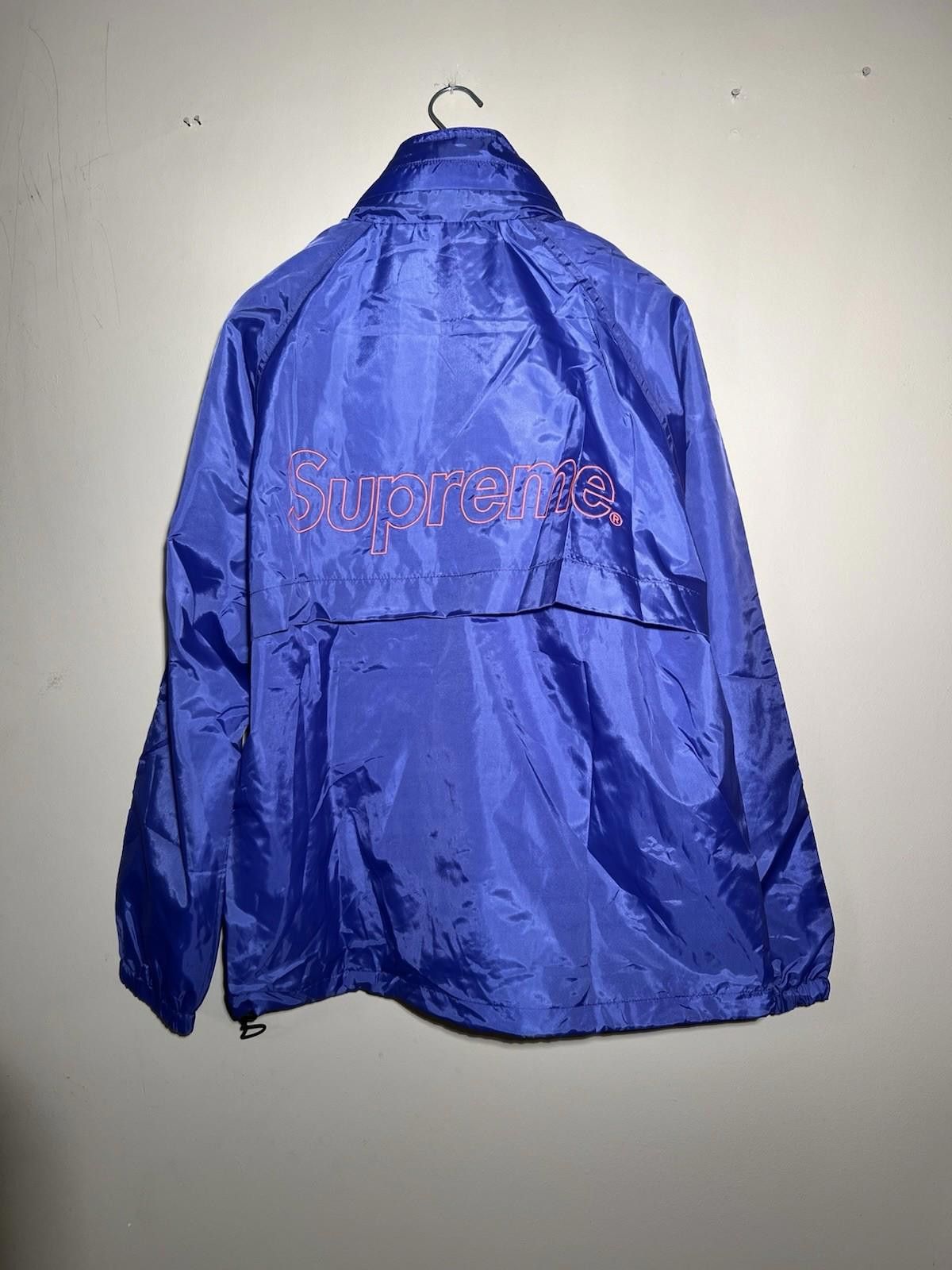 Supreme FW15 Supreme Windbreaker Warm Up Jacket Purple L Size US L / EU 52-54 / 3 - 3 Thumbnail