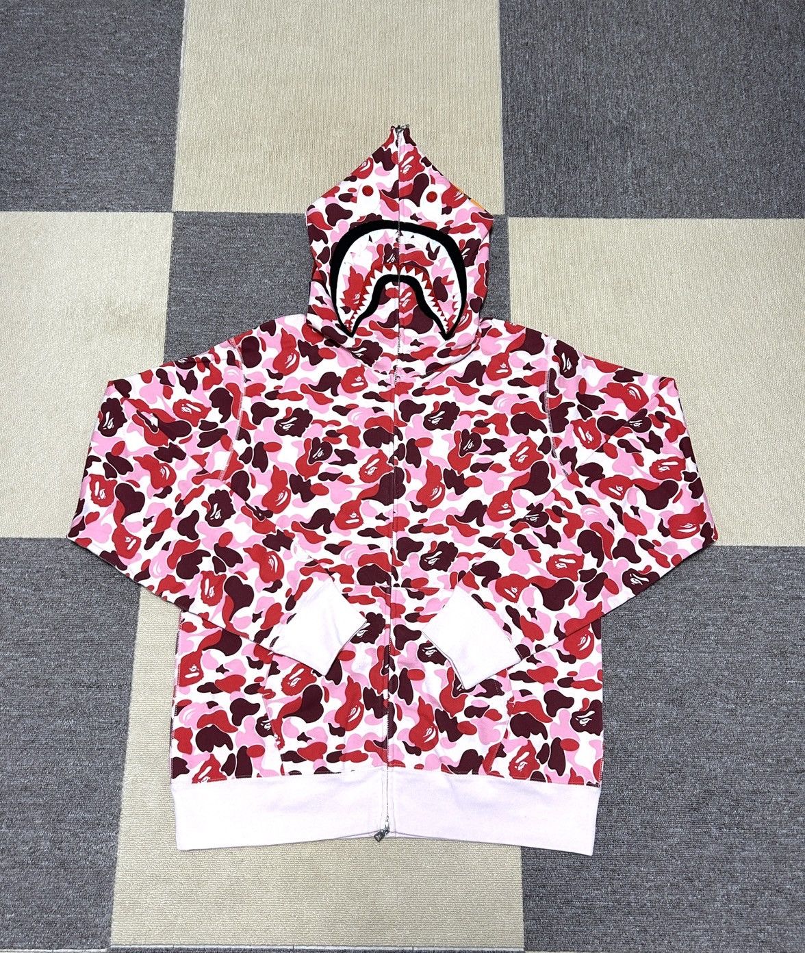 Bape Bape Hiroshima Camo Shark Full Zip Hoodie Size US M / EU 48-50 / 2 - 1 Thumbnail