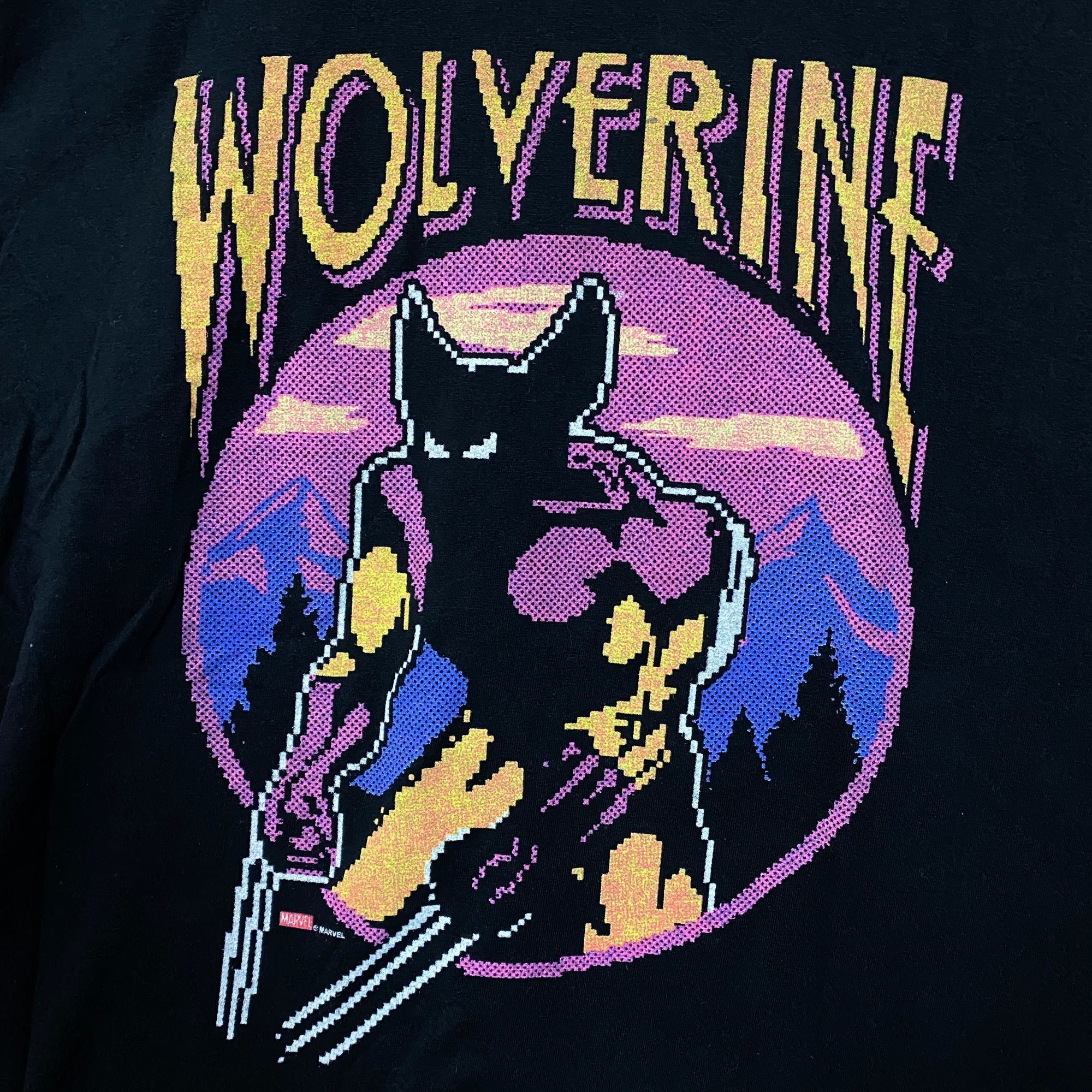 Marvel Comics Marvel Wolverine X-Men Video Game Start Screen Retro T-Shirt Size US L / EU 52-54 / 3 - 2 Thumbnail