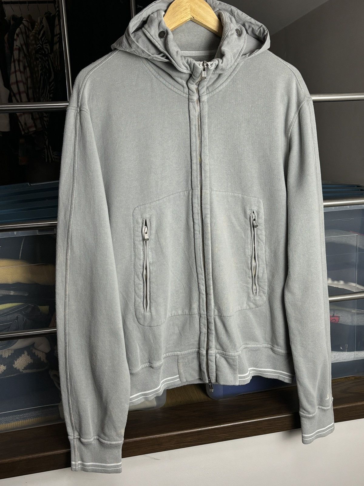 C.P. Company C.P. Company Vintage Zip Hoodie Sweatshirt Size US XL / EU 56 / 4 - 2 Thumbnail