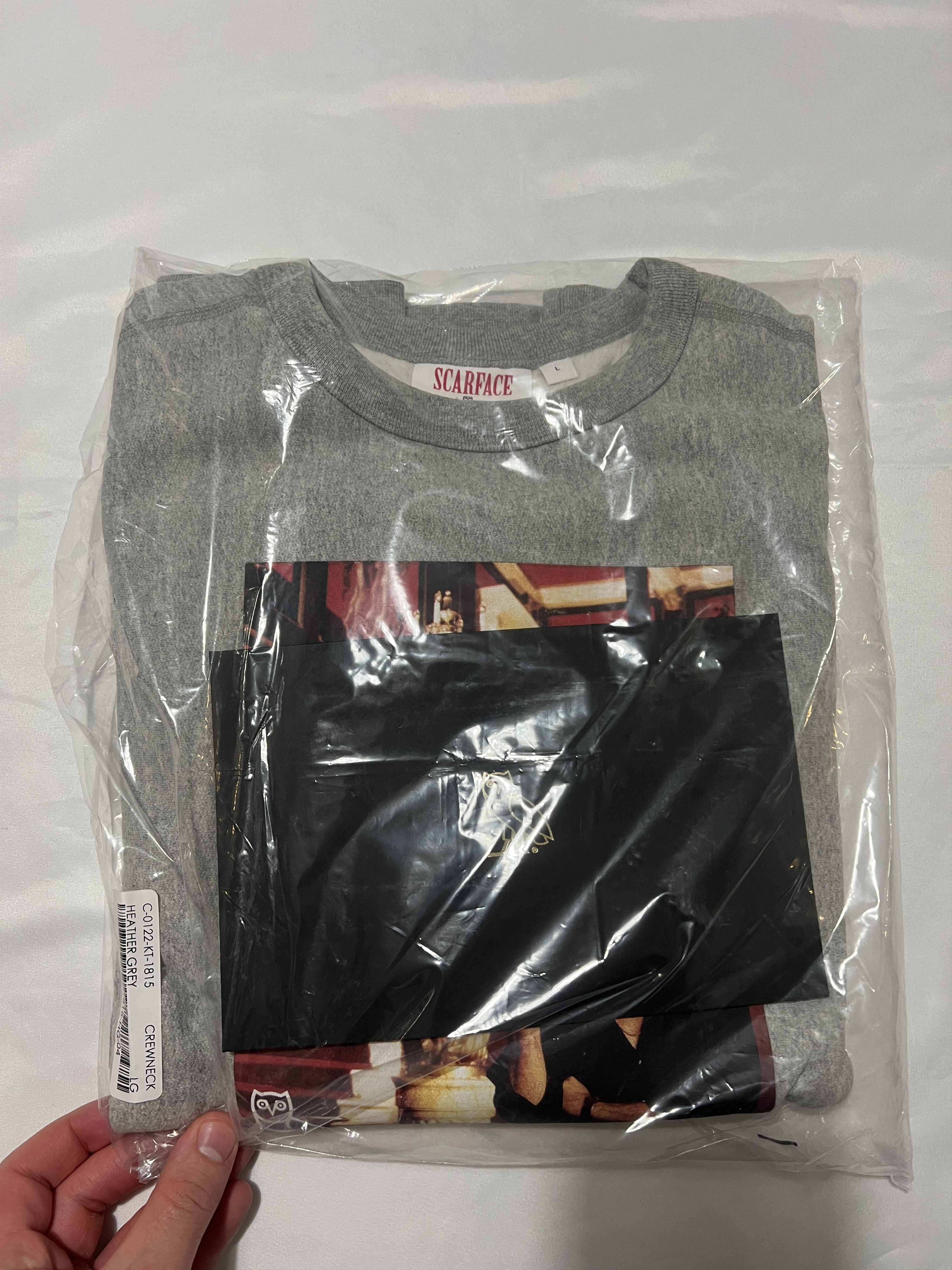 Drake OVO X SCARFACE GREY CREWNECK Size US L / EU 52-54 / 3 - 4 Thumbnail