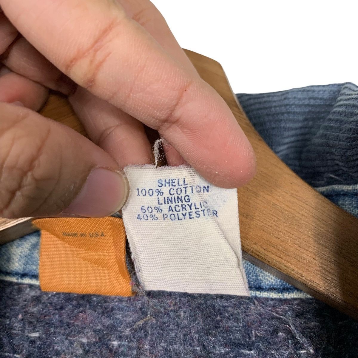 Japanese Brand BIG BEN by Wrangler Blanket Lined Denim Jacket #2141-C94 Size US M / EU 48-50 / 2 - 19 Thumbnail