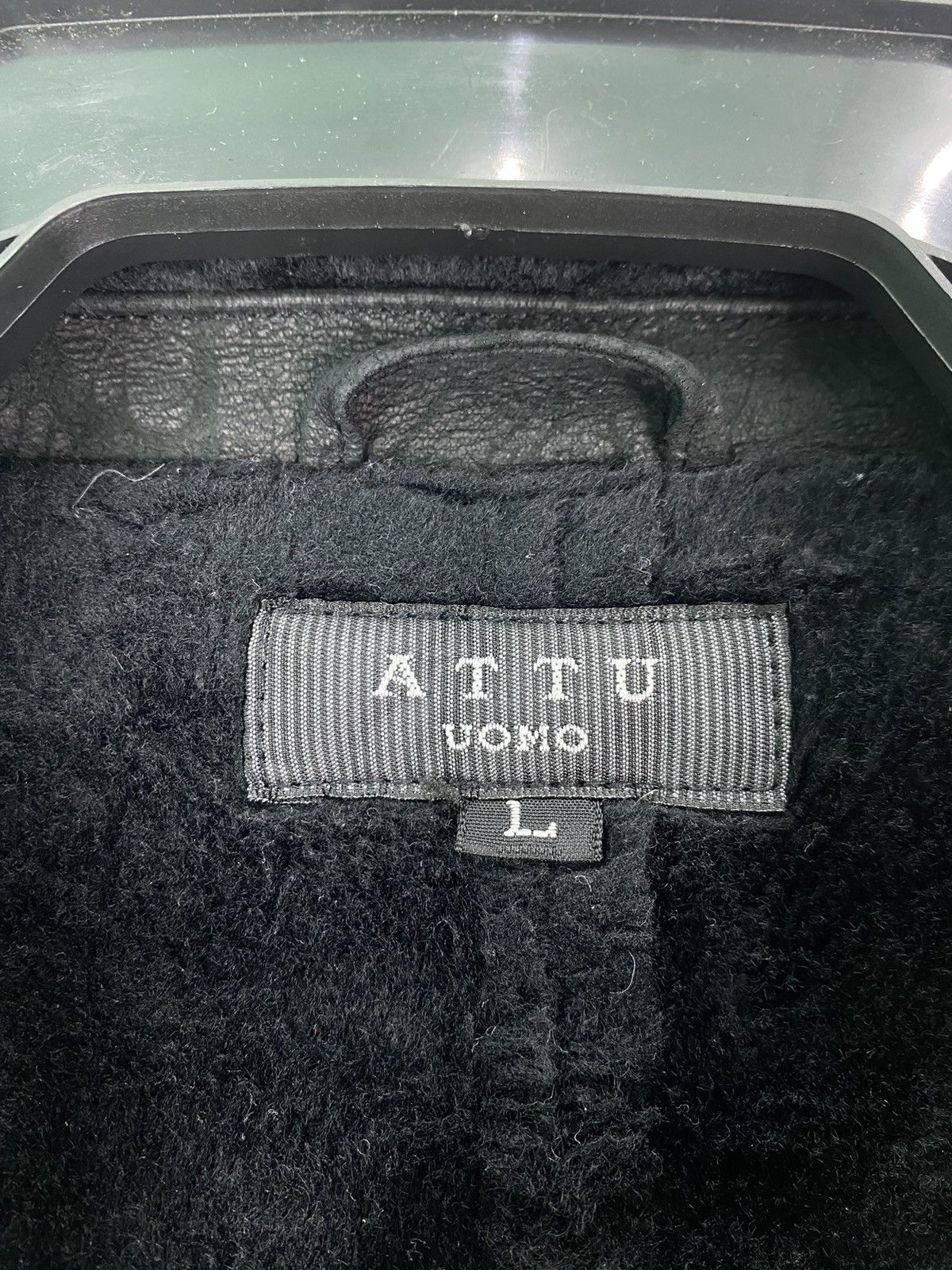 Japanese Brand × Vintage Rare Attu Uomo beauty fake shearling lined jacket Size US L / EU 52-54 / 3 - 5 Thumbnail