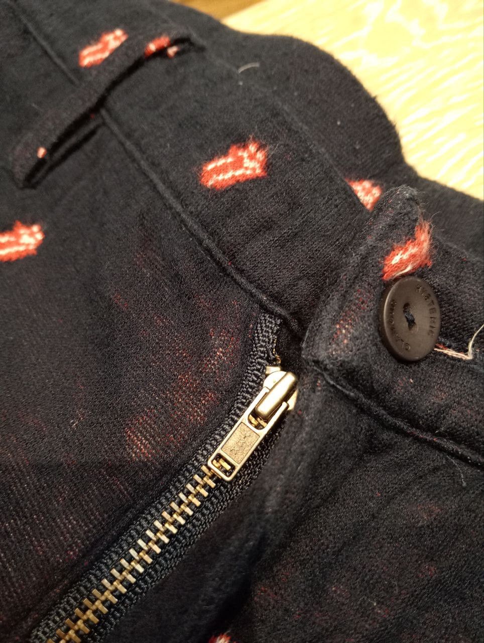 Hysteric Glamour × The Rolling Stones VINTAGE HYSTERIC GLAMOUR X ROLLING STONES SHORTPANTS - NAVY Size US 34 / EU 50 - 5 Thumbnail