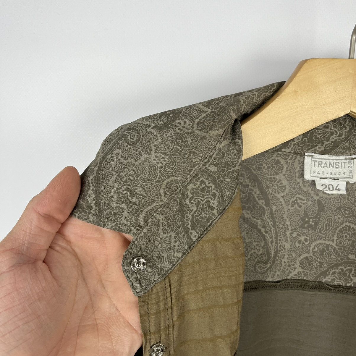 Transit Avant Garde Transit Par-Such ladies button up shirt size 2 Size XS / US 0-2 / IT 36-38 - 17 Thumbnail