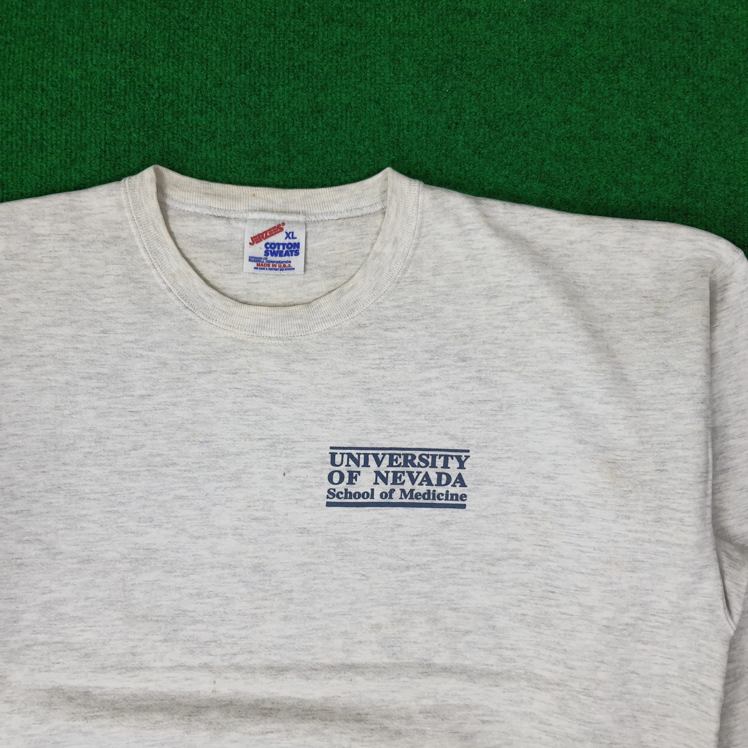 Vintage Vintage Nevada University Medicine School Sweatshirt C256N10 Size US XL / EU 56 / 4 - 4 Thumbnail
