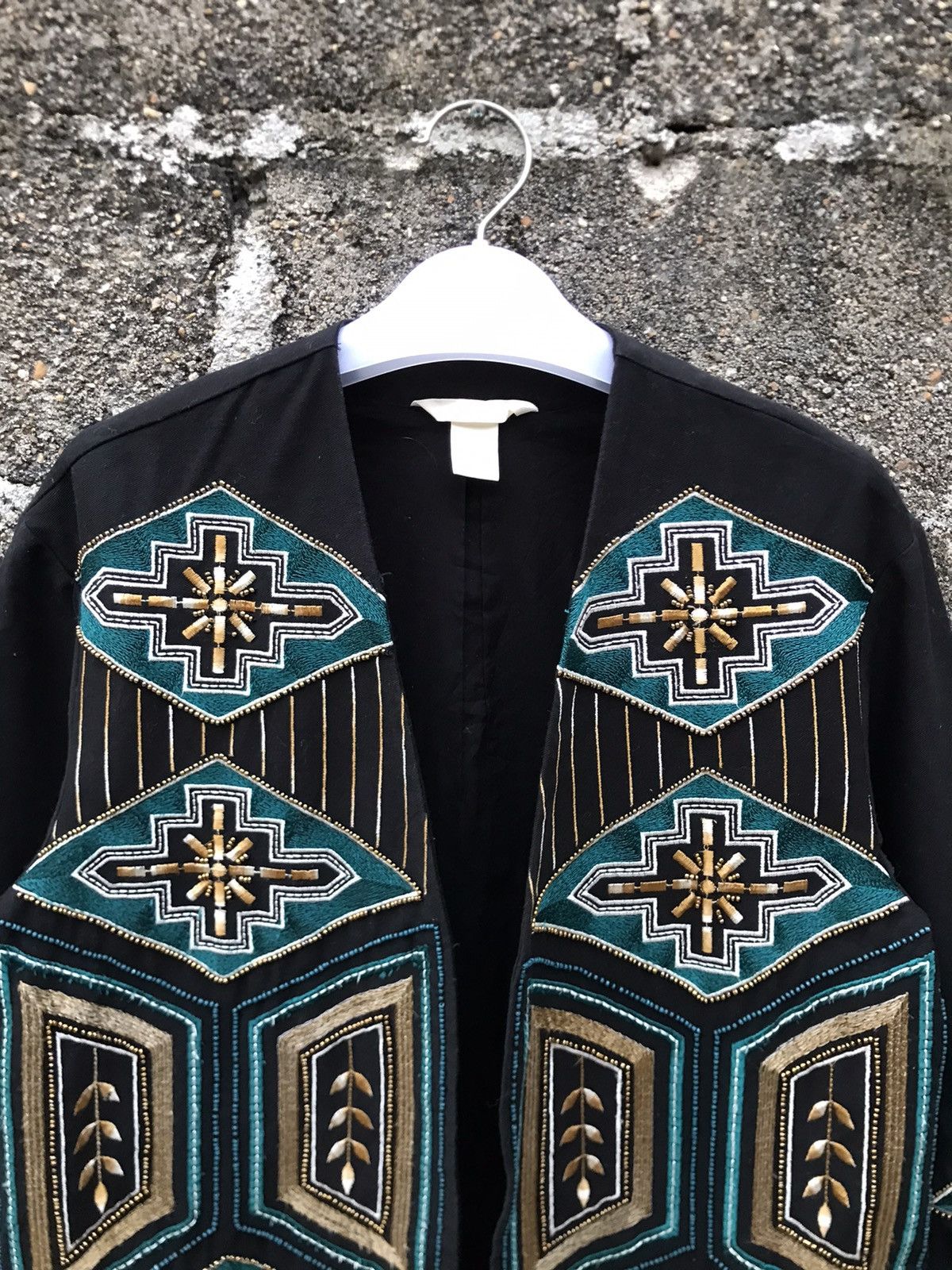 H&M × Native 🔥H&M Embroidered Print Navajo Cardigan/Jacket Size XS / US 0-2 / IT 36-38 - 7 Thumbnail