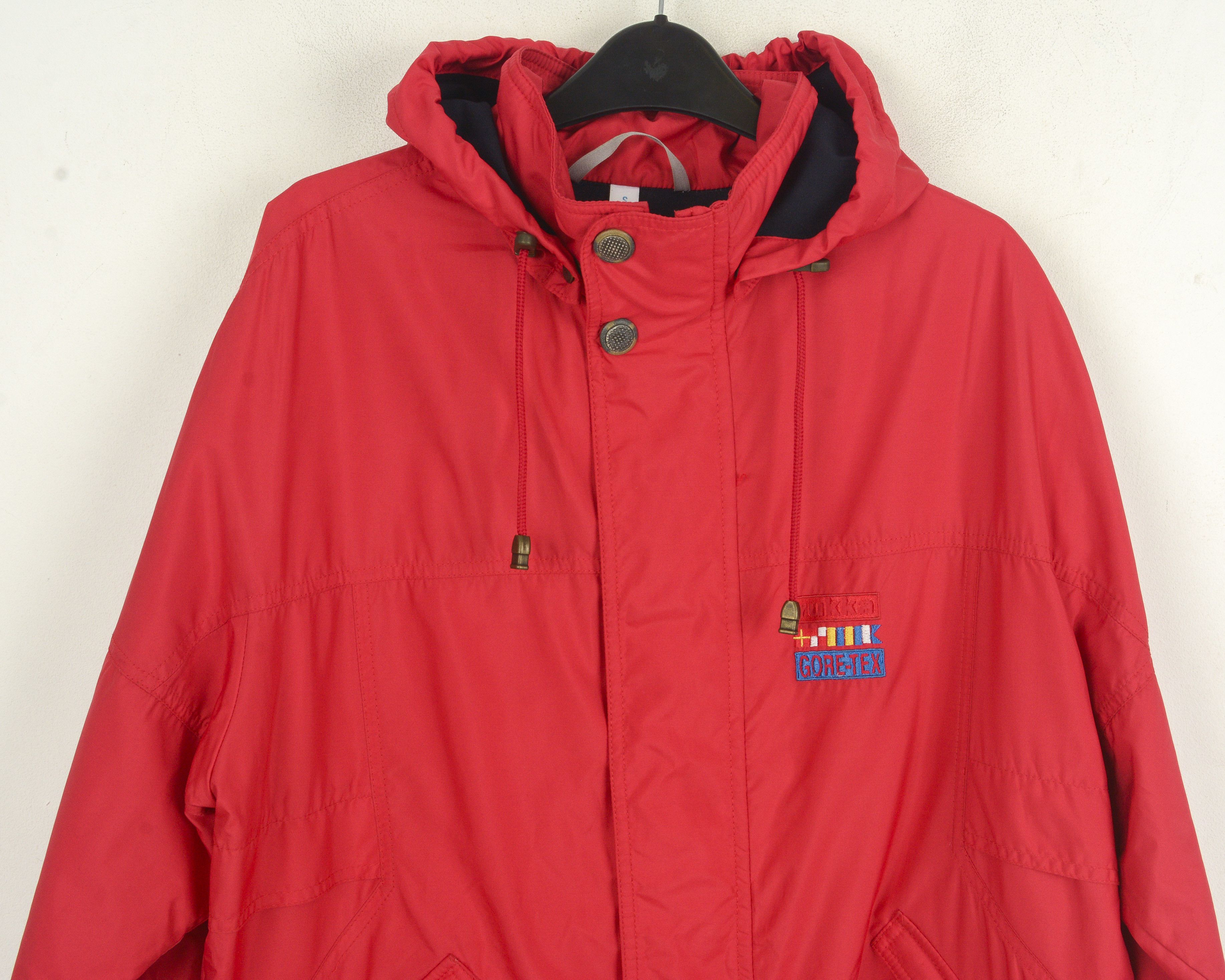 Goretex Gore-Tex Men S Jacket Hooded Waterproof Hiking Walking Red Size US S / EU 44-46 / 1 - 2 Thumbnail