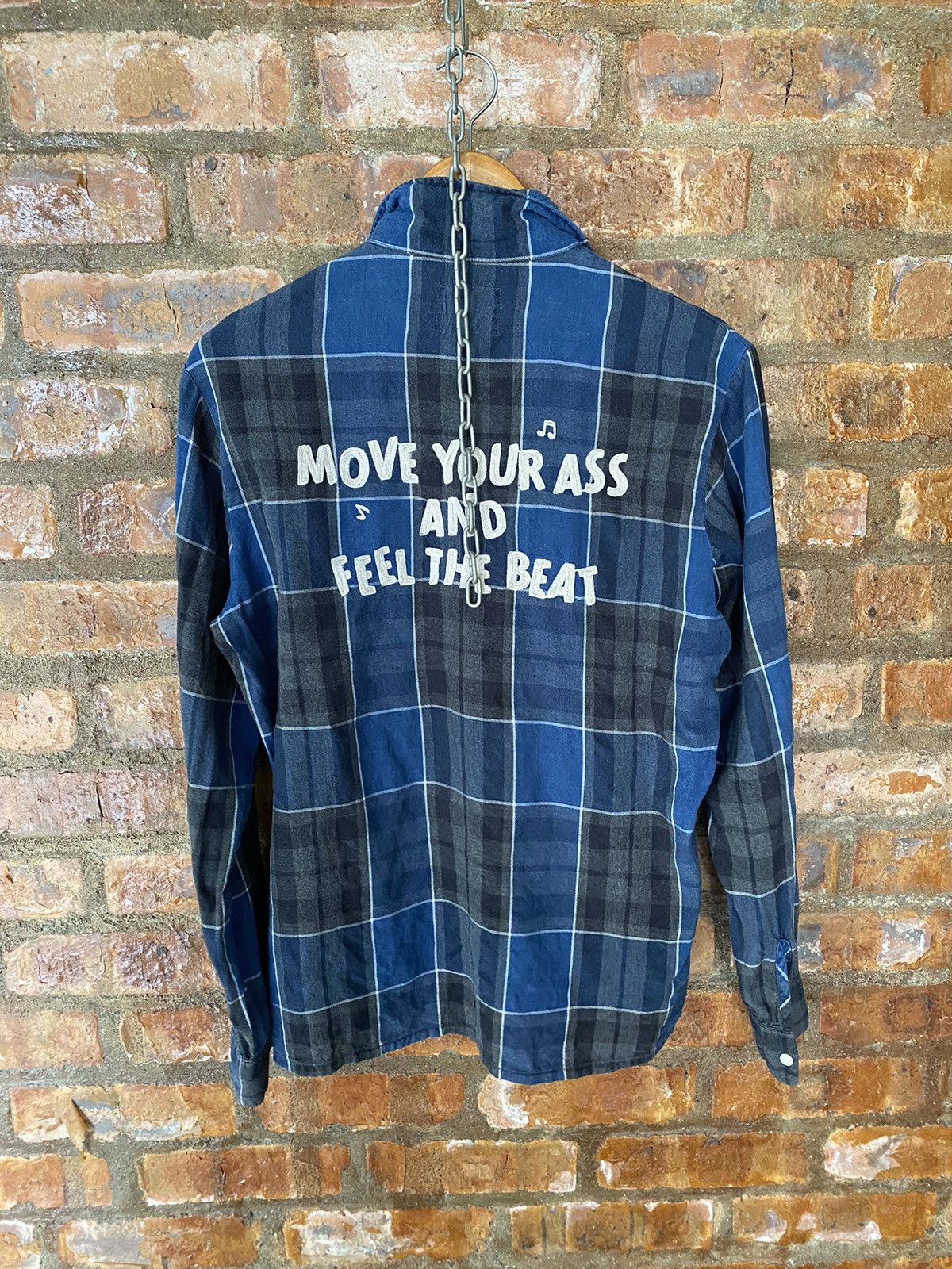 Hysteric Glamour Iconic chain stitch move your ass rayon open collar Size US M / EU 48-50 / 2 - 2 Thumbnail