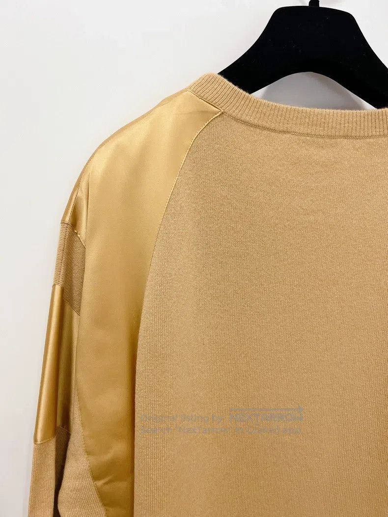 Brunello Cucinelli Brunello Cucinelli Earth Yellow Cashmere Crewneck Sweater Size S / US 4 / IT 40 - 6 Thumbnail