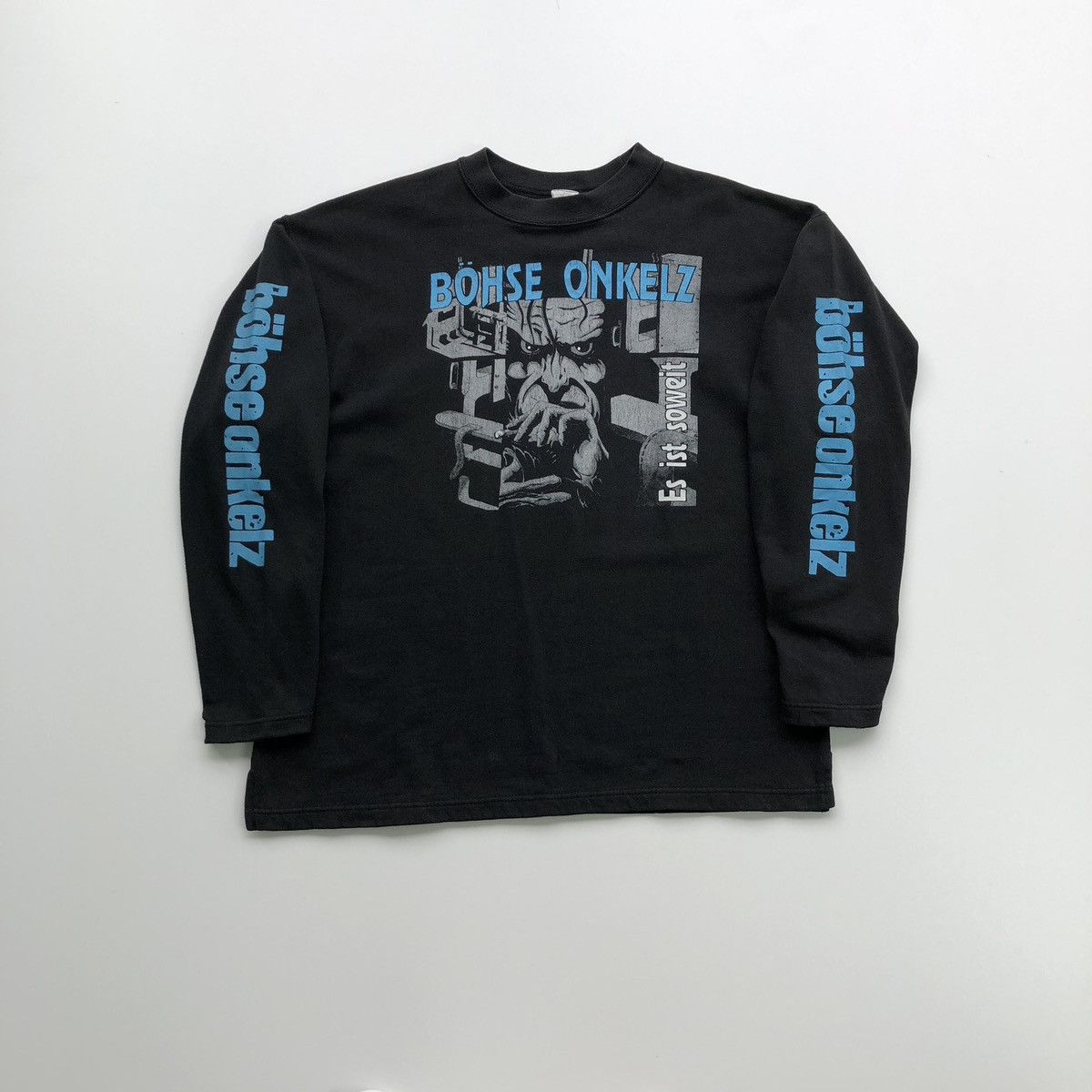 Band Tees × Vintage Bohse Onkelz 1990 Ed Ist Soweit 90’s Vintage Long Sleeve Size US L / EU 52-54 / 3 - 1 Thumbnail