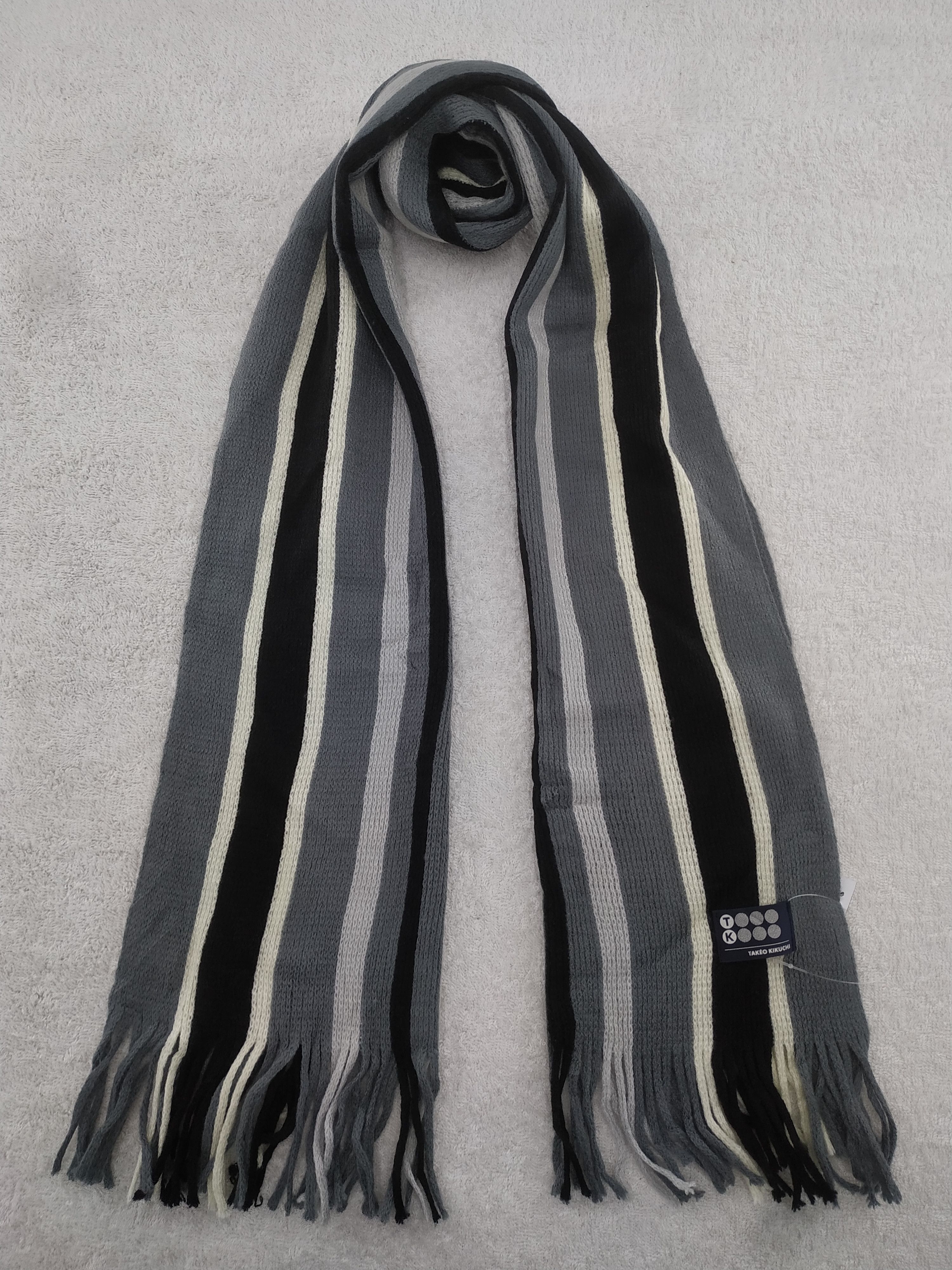 Takeo Kikuchi Vintage Takeo Kiuchi Scarf/Muffler/Neckwear MF373 Size ONE SIZE - 1 Thumbnail