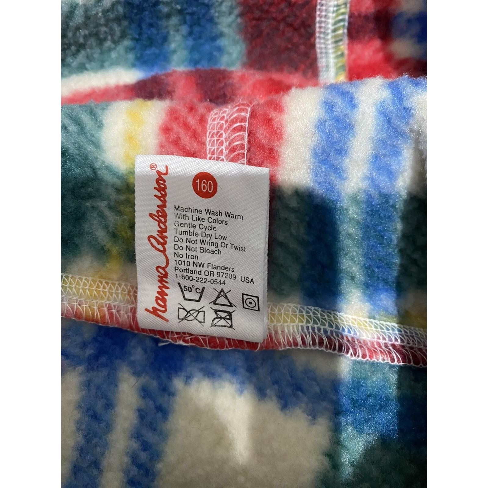 & Other Stories Hanna Andersson Sweatshirt Plaid red Sweater M A001368 Size M / US 6-8 / IT 42-44 - 3 Thumbnail