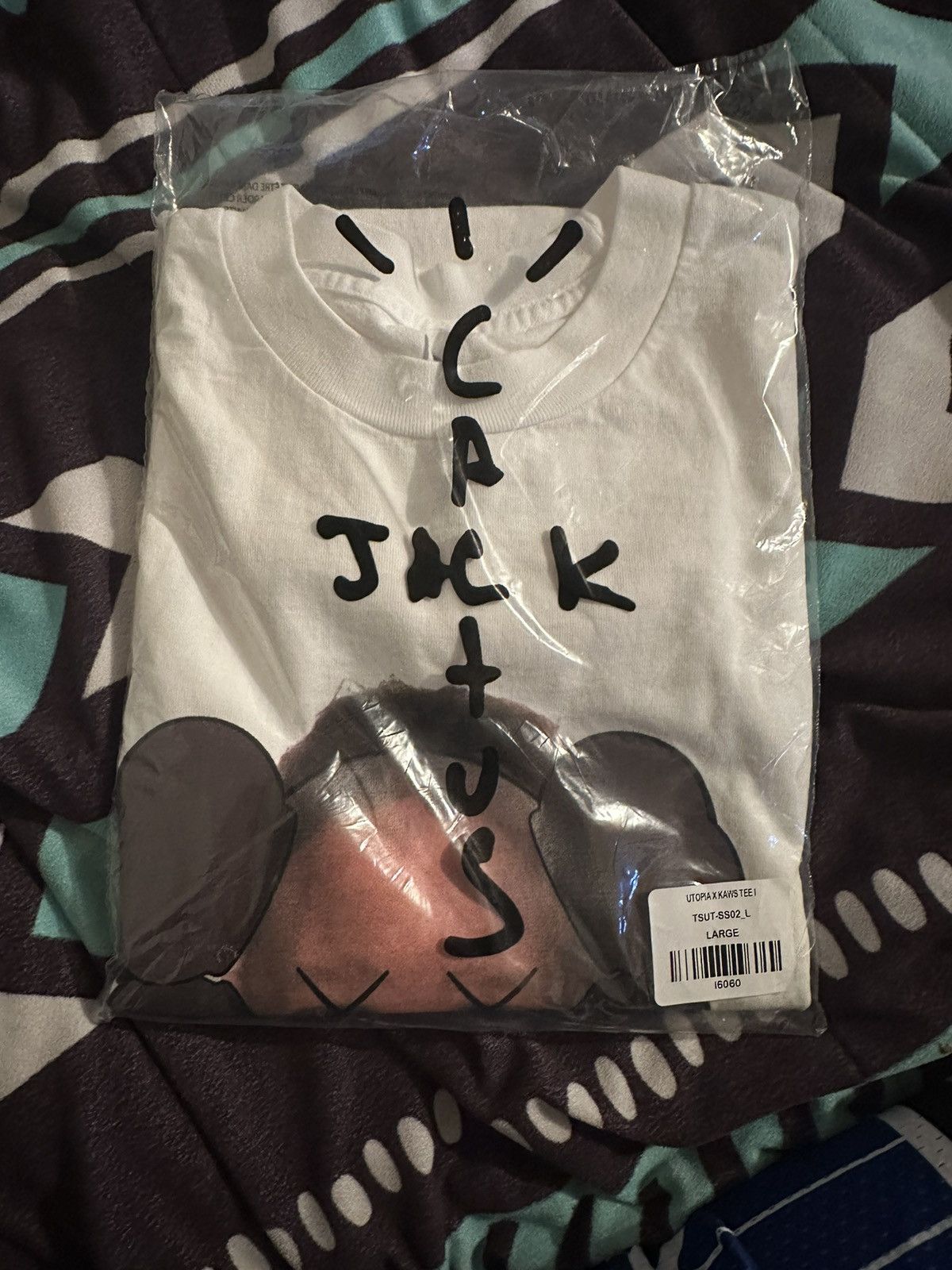 travis scott kaws shirt