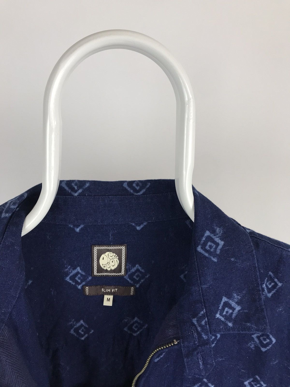 Pretty Green × Vintage Pretty Green Zip Monogram Shirt Size US M / EU 48-50 / 2 - 3 Thumbnail