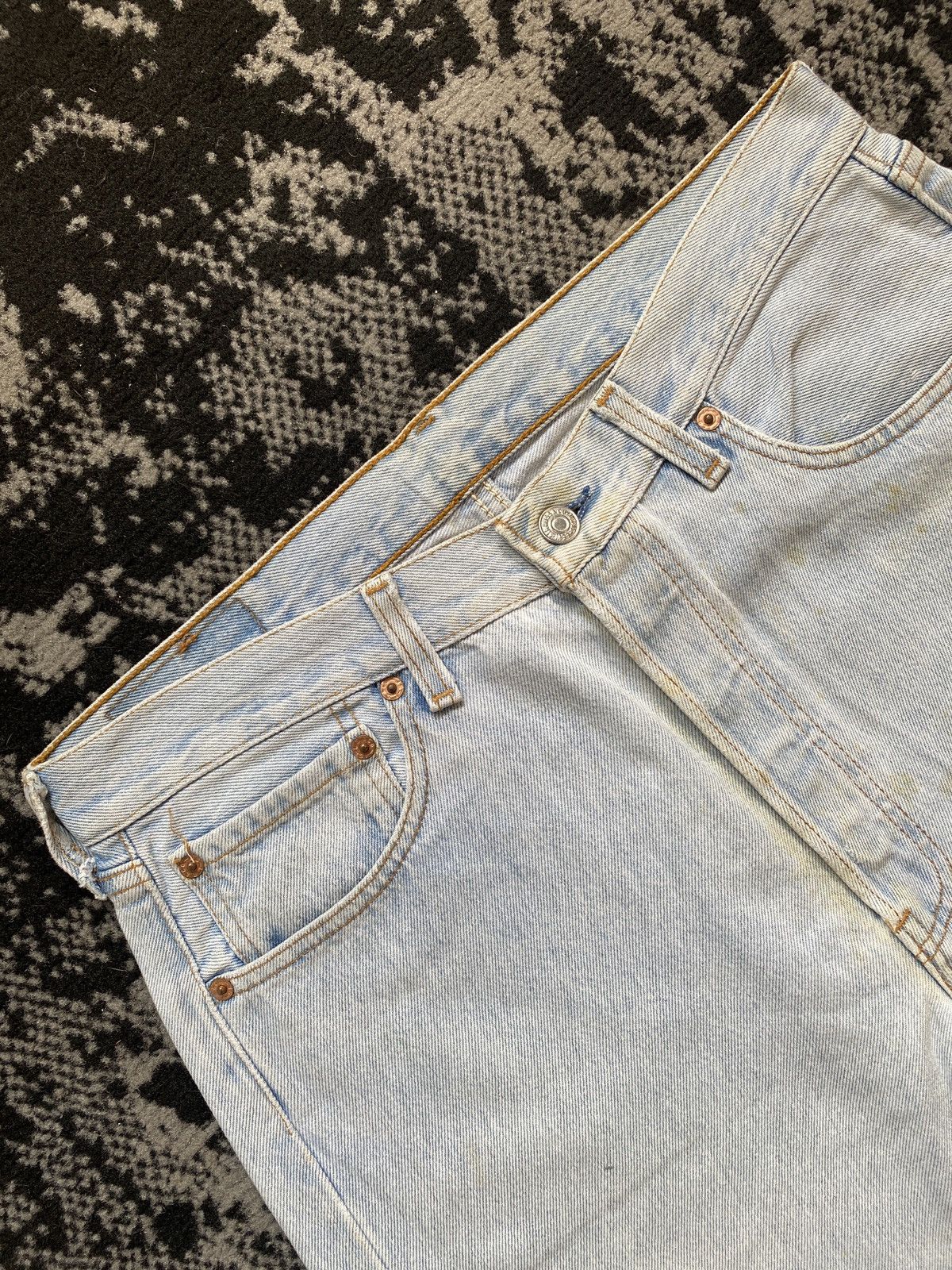 Levi's Levi's 501 Blue Denim Jeans Size US 32 / EU 48 - 3 Thumbnail