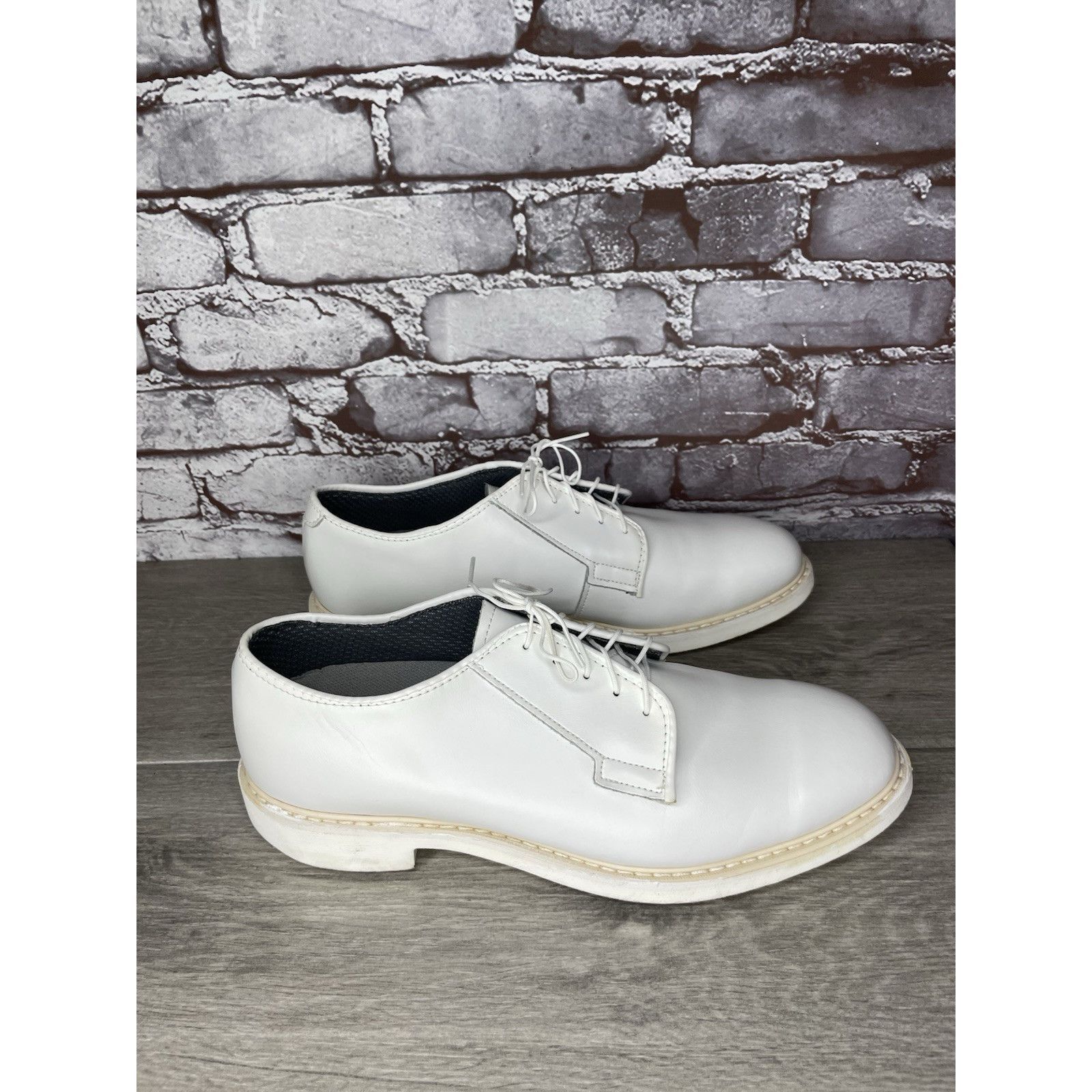 Altama Altama White Leather Oxford Dress Shoes Navy Military 629308 Size US 10 / EU 43 - 15 Thumbnail