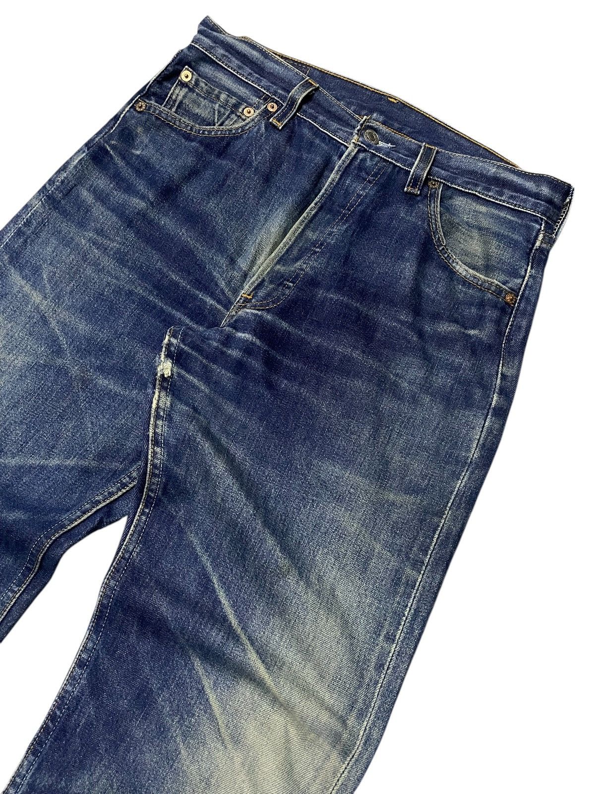 Levi's × Vintage Vintage Levis 501XX Faded Mud Wash Distressed Jeans Size US 30 / EU 46 - 3 Thumbnail