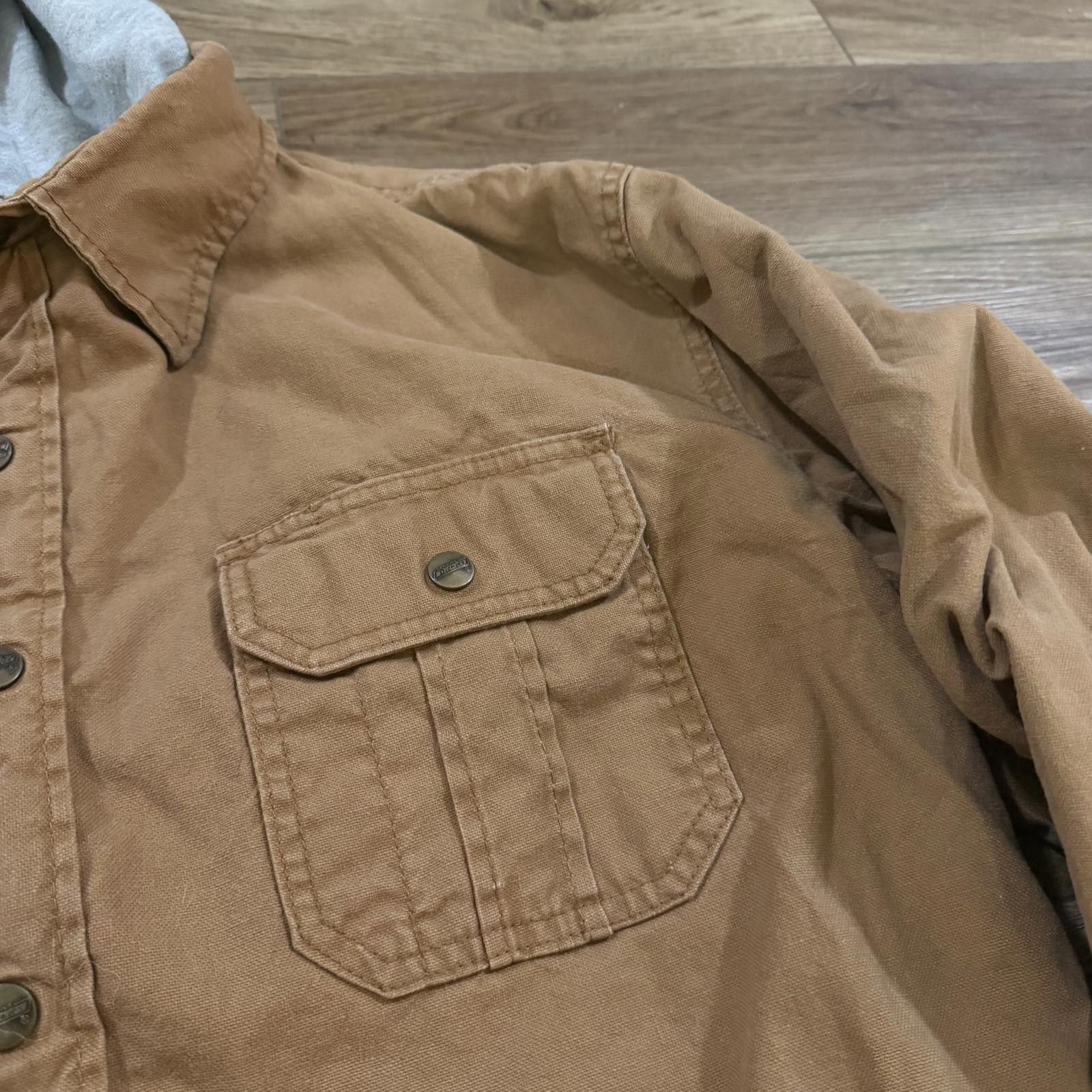 Dickies Vintage Dickies Quilted Hoodie Jacket Workwear Y2K Shacket Size US XL / EU 56 / 4 - 6 Thumbnail